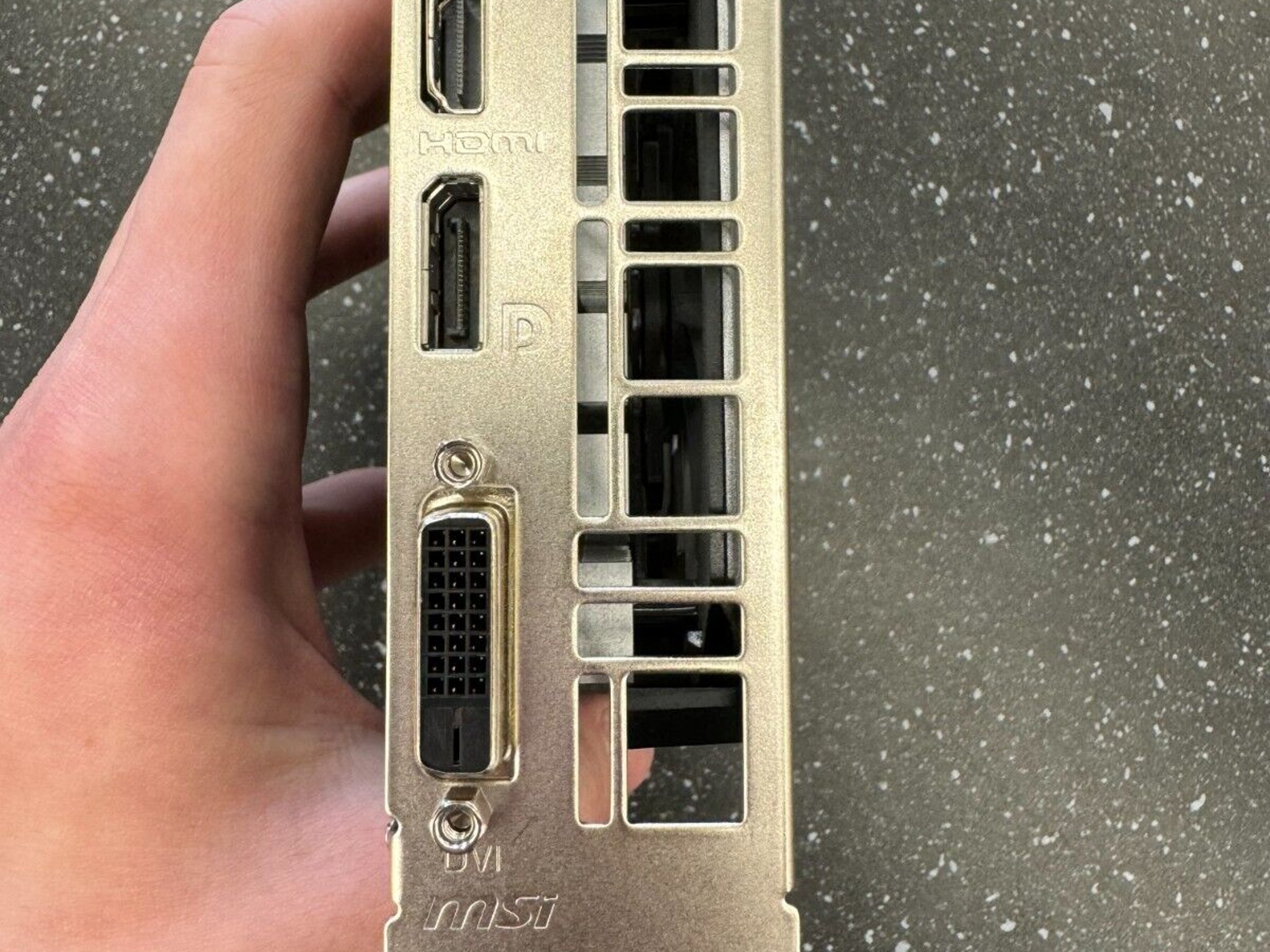MSI GeForce GTX 1650 Ventus XS OC 4GB GDDR6 Graphics Card - HDMI DisplayPort DVI