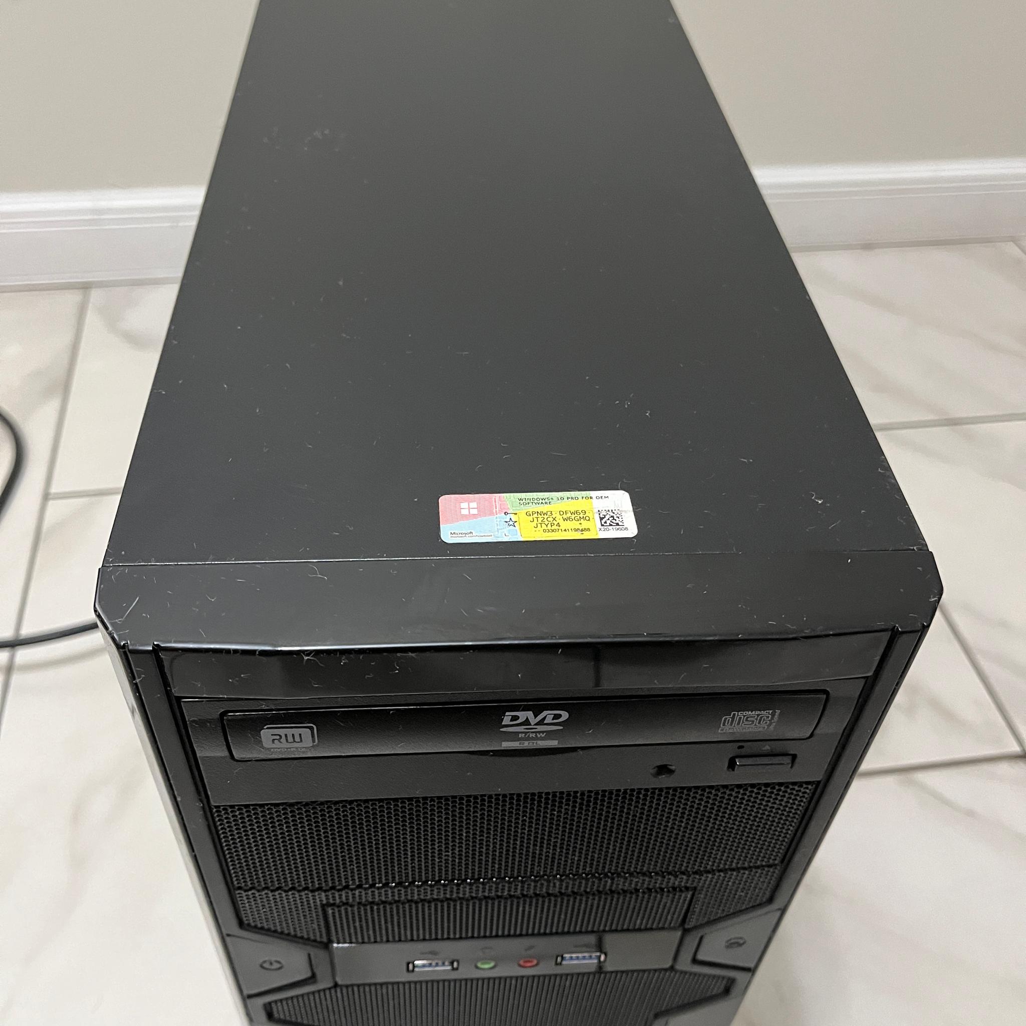NVIDIA RTX 4060 Ti, Intel Core i7-9700, 16GB RAM, 500GB SSD - High FPS Gaming PC w/ Wi-Fi & BT