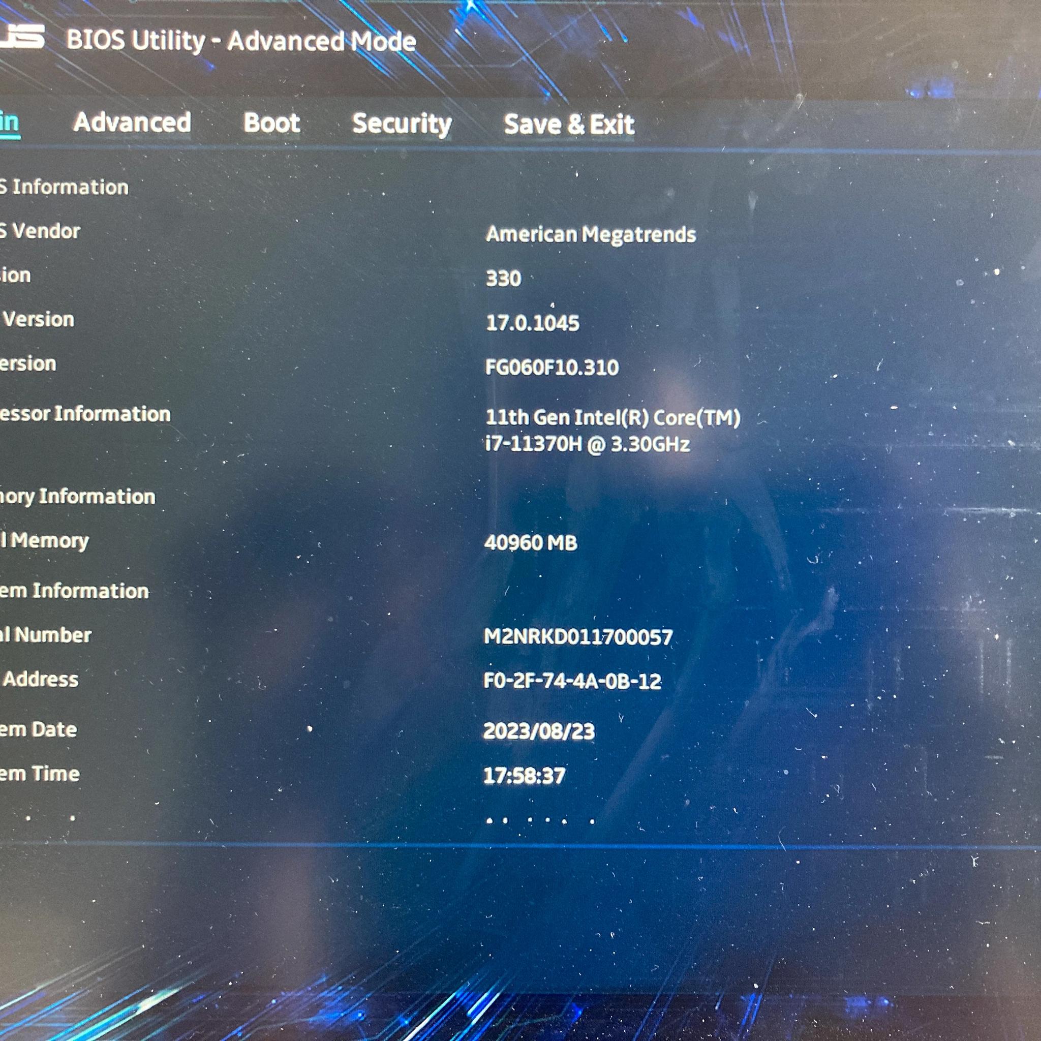 Asus TUF Dash F15. Intel Core i7-11370H, RTX 3070 Laptop GPU
