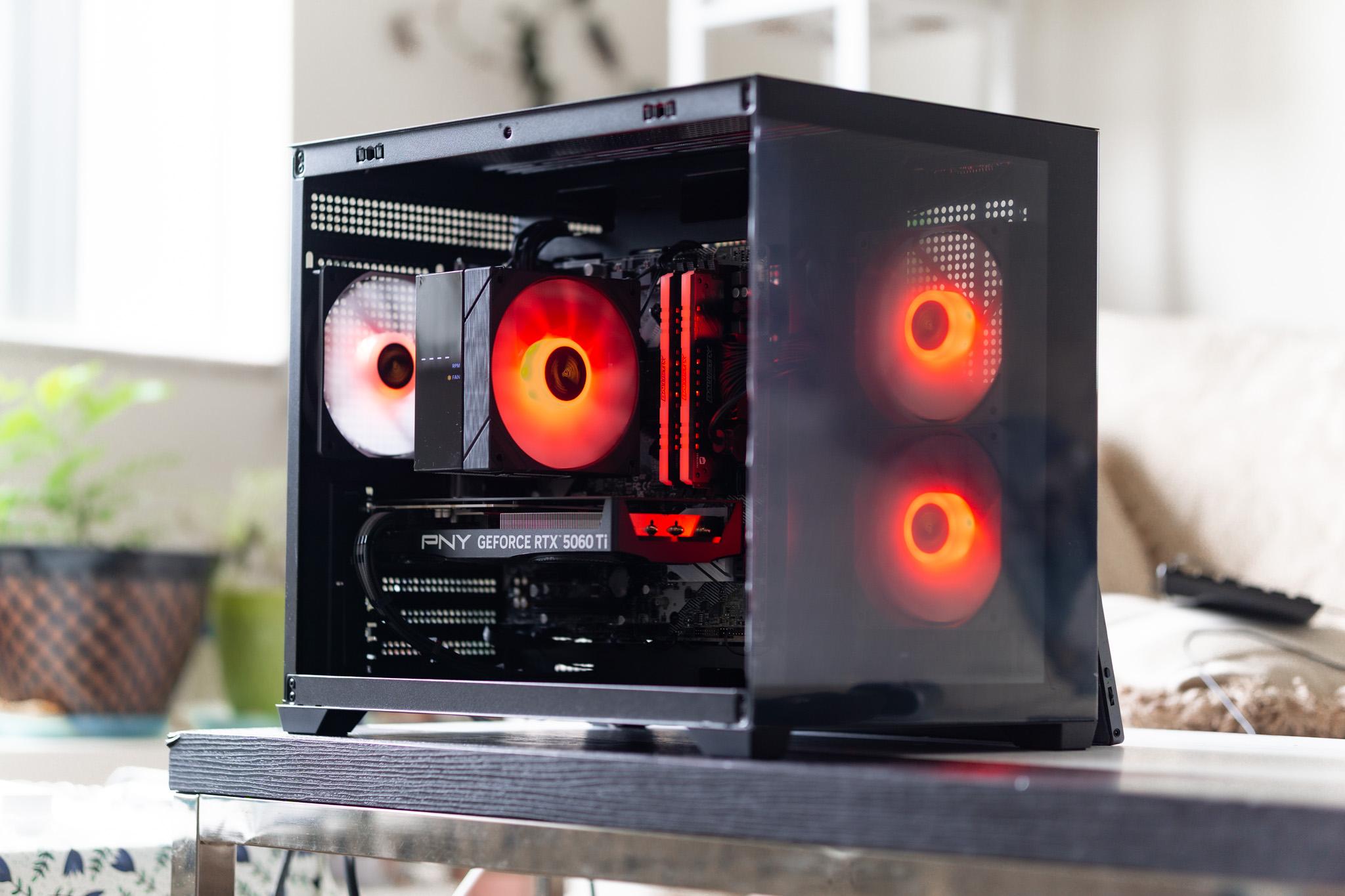 Gaming PC | RTX 5060Ti | Ryzen 5 5600 | 16GB DDR4 | ARGB | WiFi | 1440p Streaming/Gaming