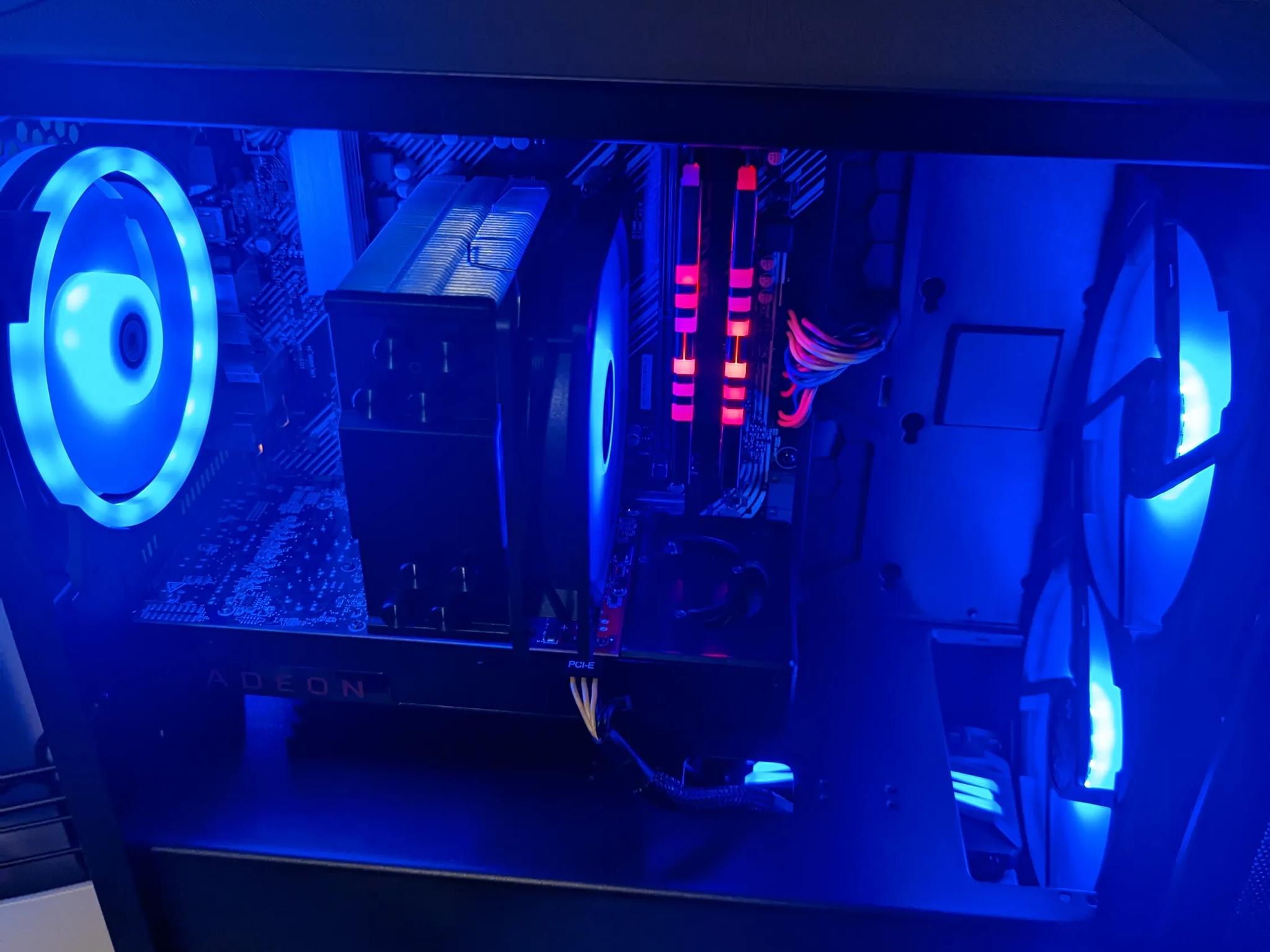 Gaming PC Ryzen 5 5500, 16GB DDR4, 512GB SSD, RX 570X 8GB
