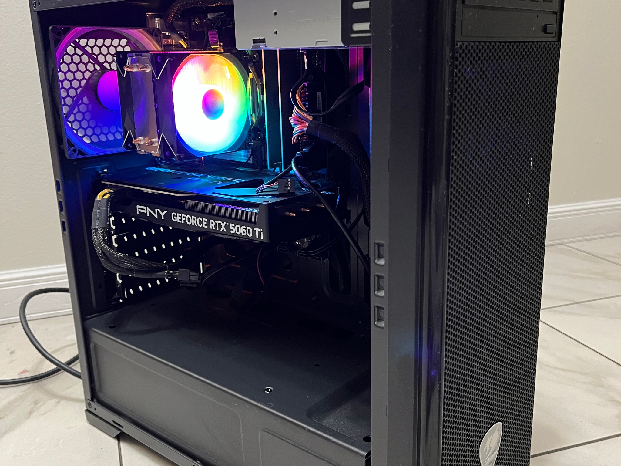 NVIDIA RTX 5060 Ti, Intel Core i9-9900k, 16GB RAM, 1TB SSD - High FPS Gaming PC w/ Wi-Fi & BT