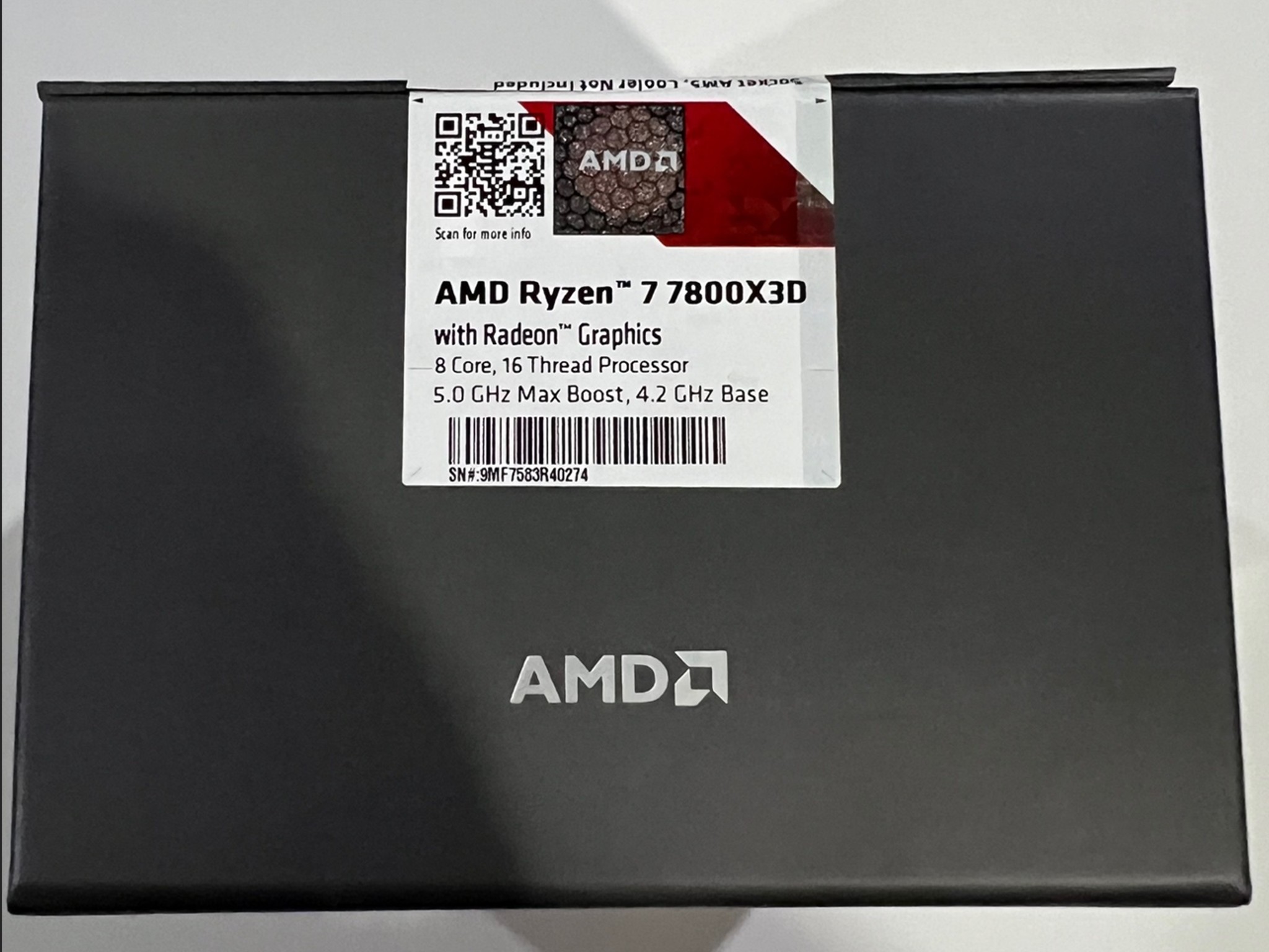 AMD Ryzen 7 7800X3D CPU