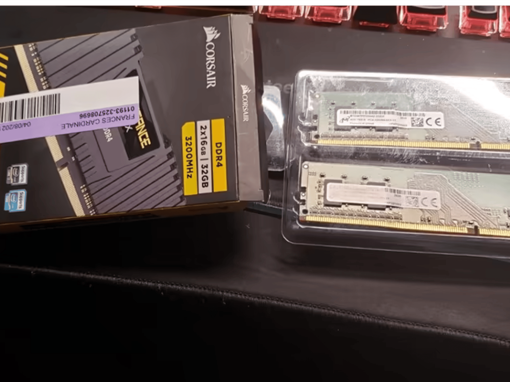 Micron 8GB 2X4GB DDR4-3200 UDIMM CP3-25600 CL22 Desktop Memory 288PIN RAM