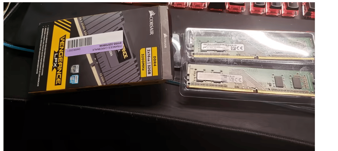 Micron 8GB 2X4GB DDR4-3200 UDIMM CP3-25600 CL22 Desktop Memory 288PIN RAM