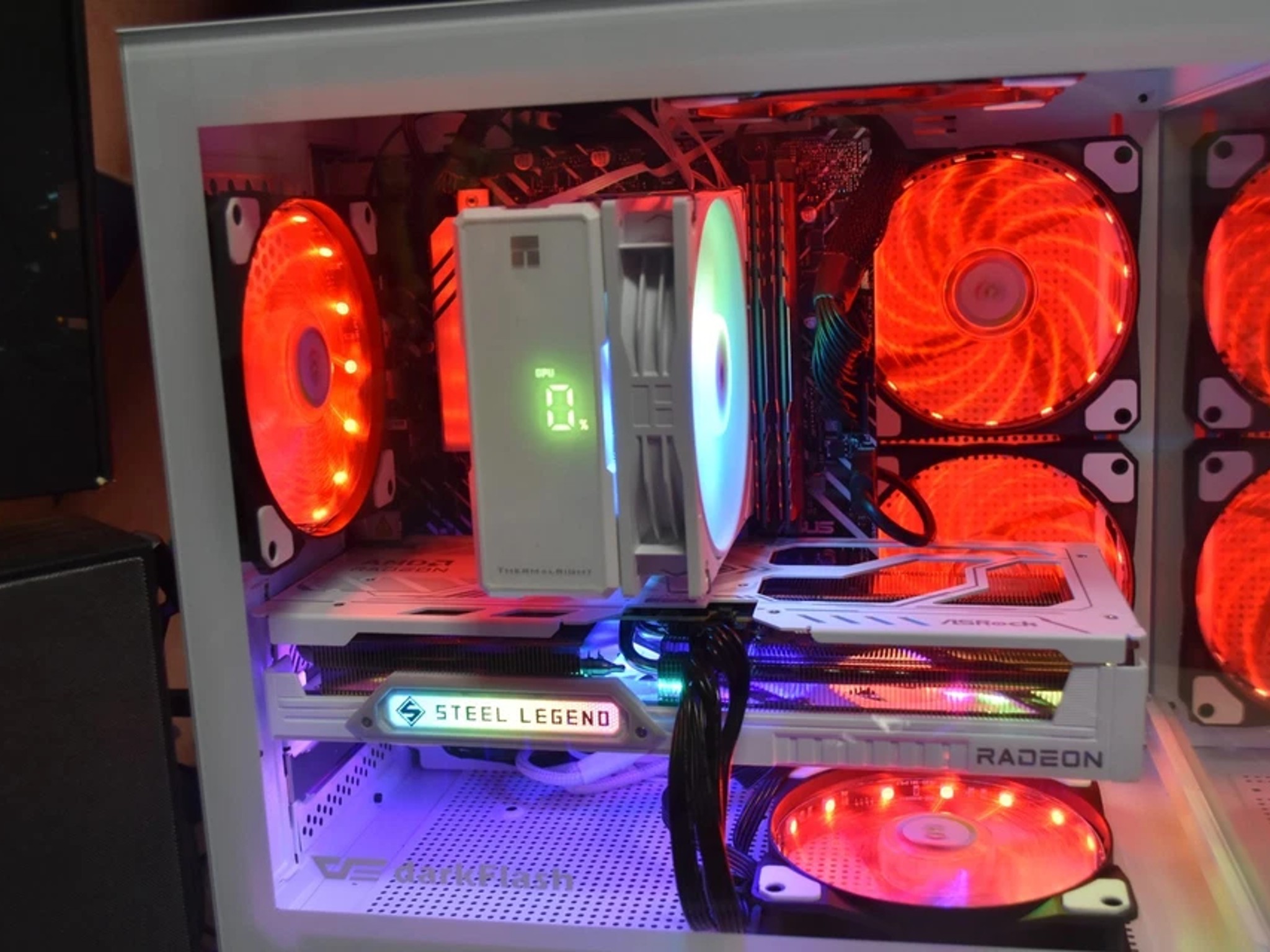 Gaming PC Intel I 5- 12500 Ram 16GB GPU RX9060 8 GB Steel Legends  1 TB + extras