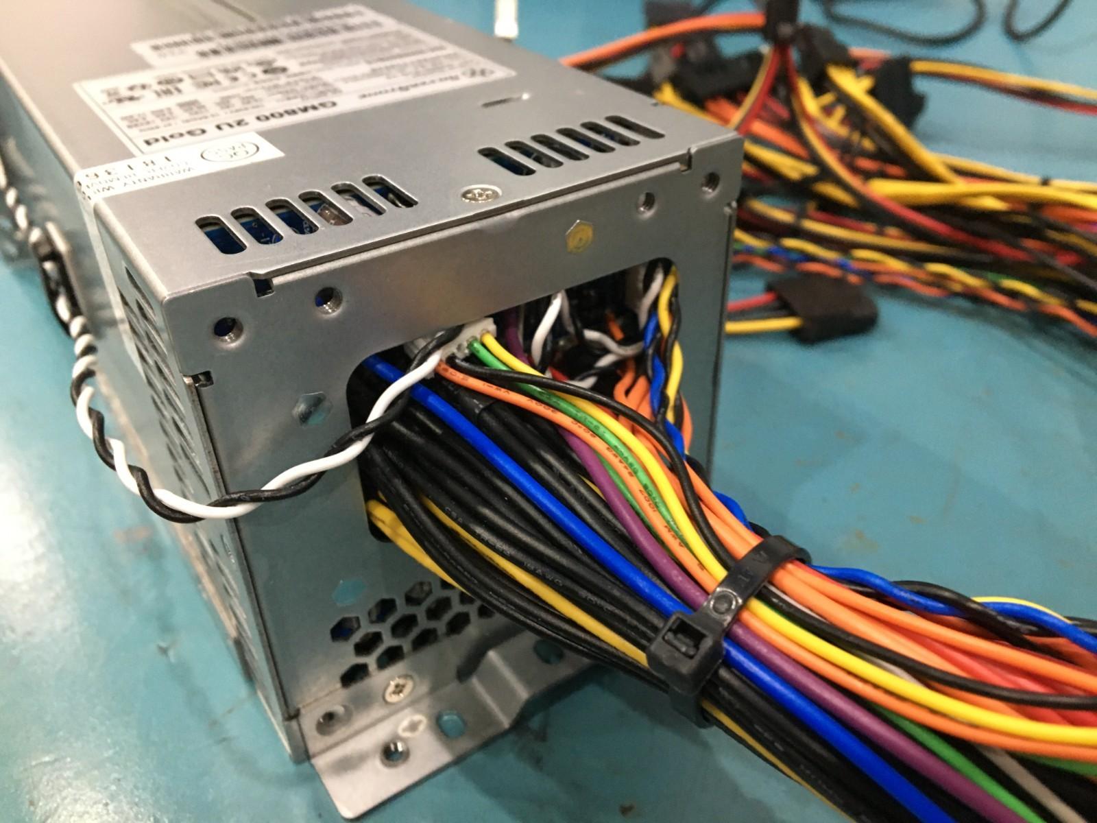 SilverStone GM800 2U 800W 80 Plus Gold Redundant Server PSU SST-GM800-2UG