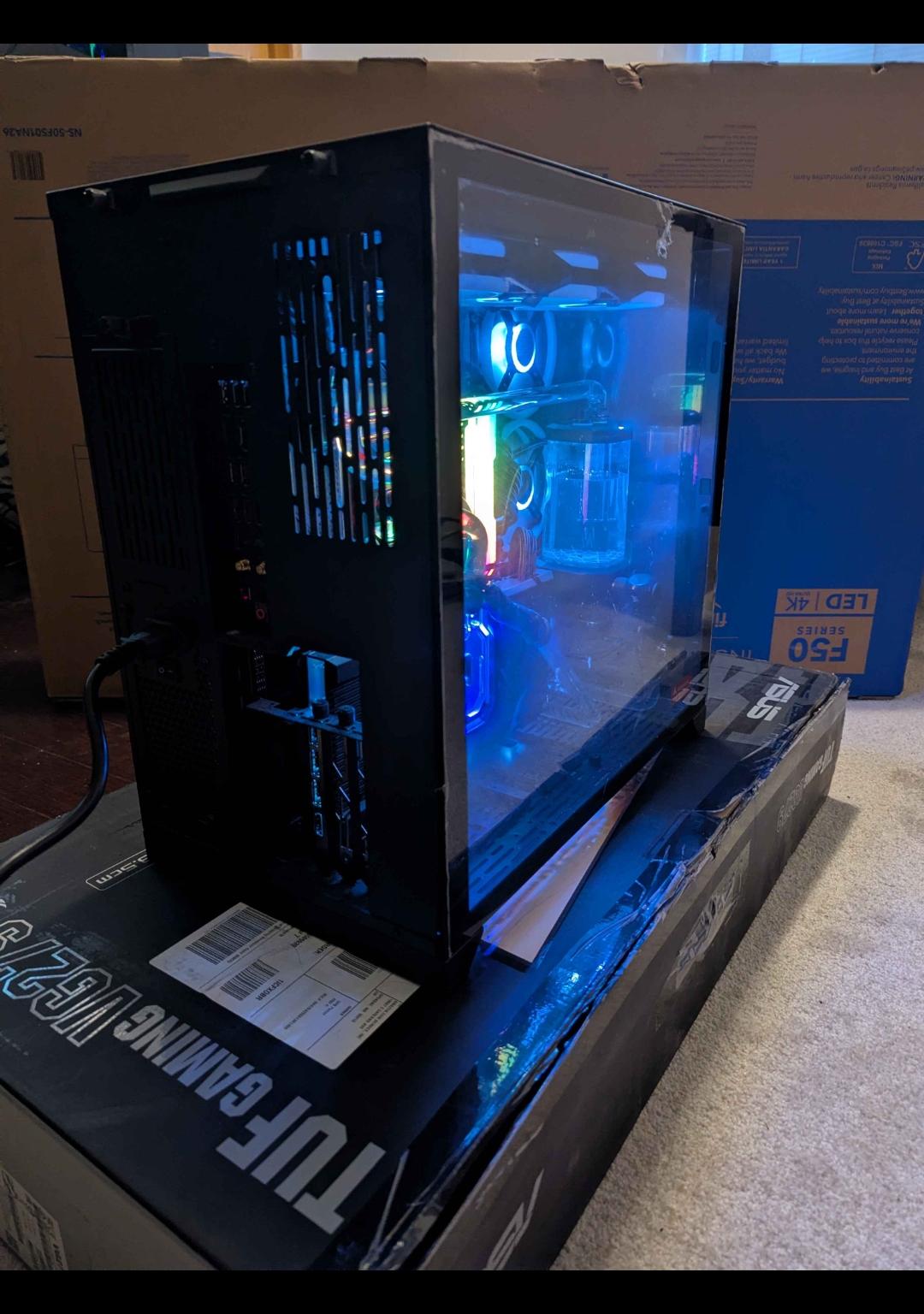 Gaming PC Custom Water Cooled intel i5-12600k RTX 4080