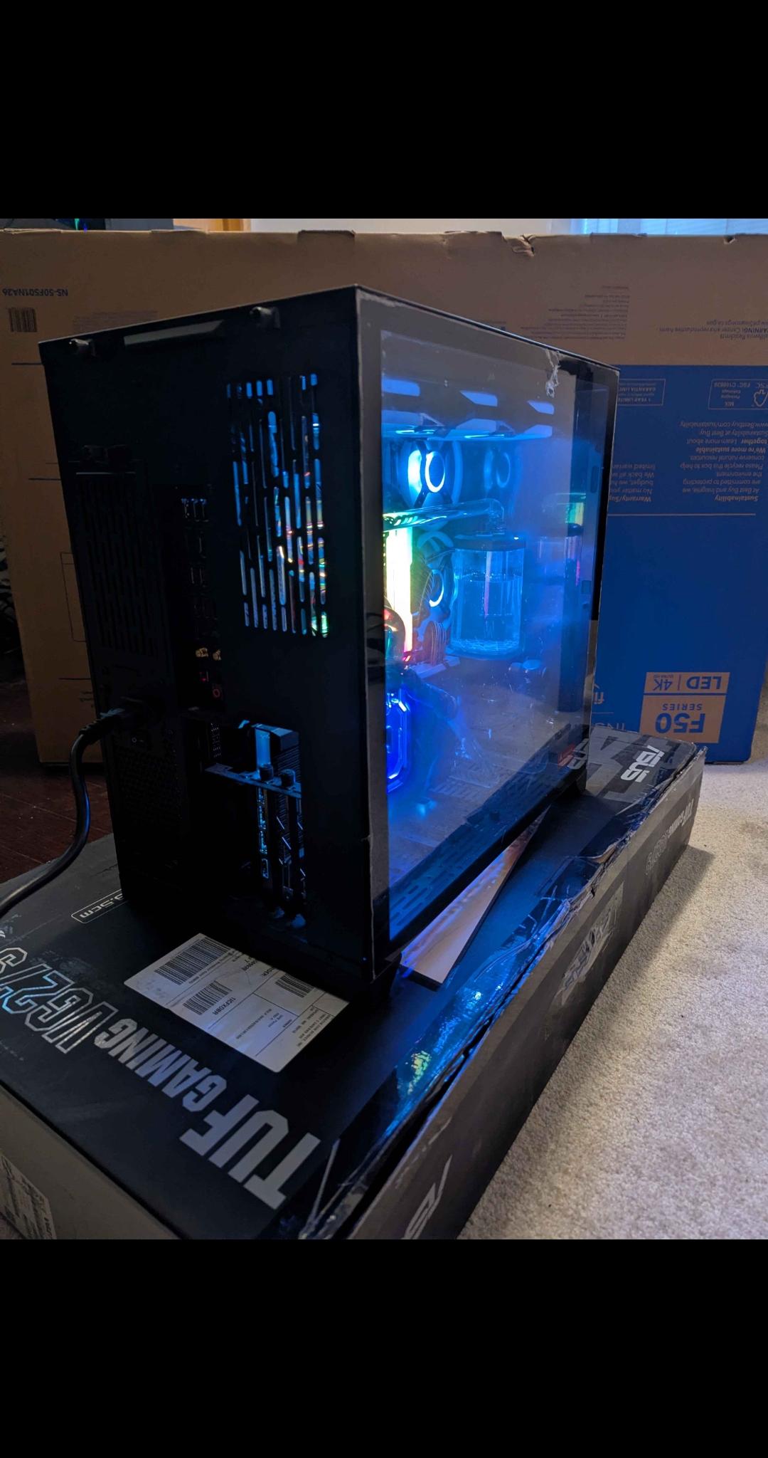 Gaming PC Custom Water Cooled intel i5-12600k RTX 4080