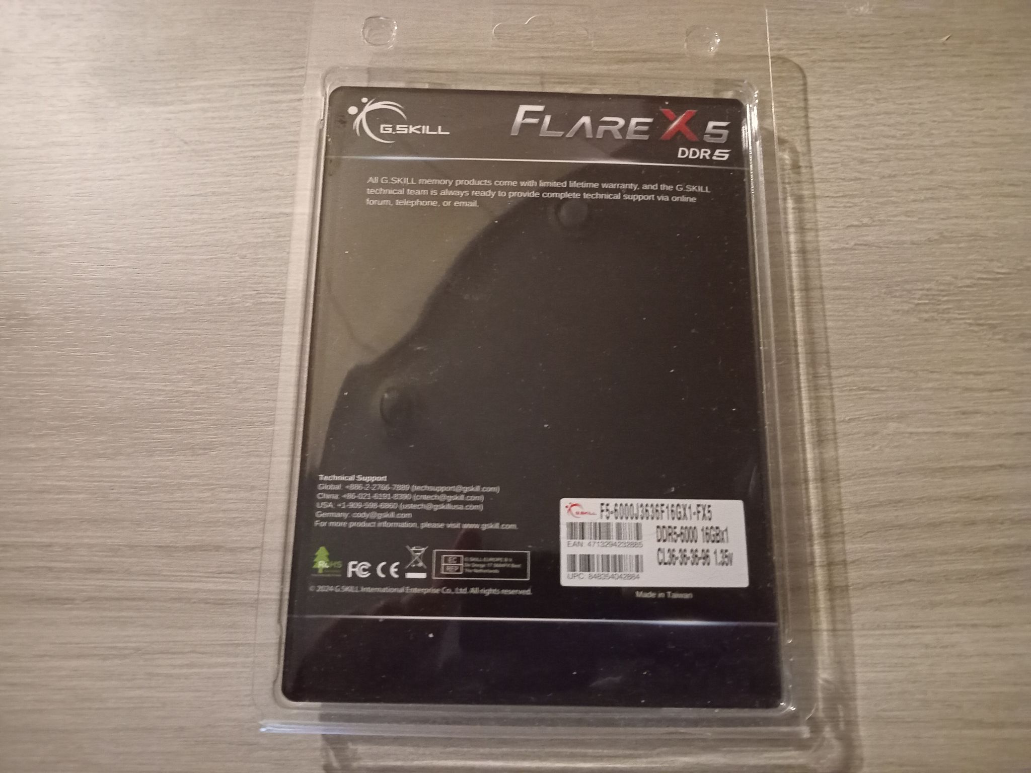 G. Skill 16GB DDR5-6000 CL36