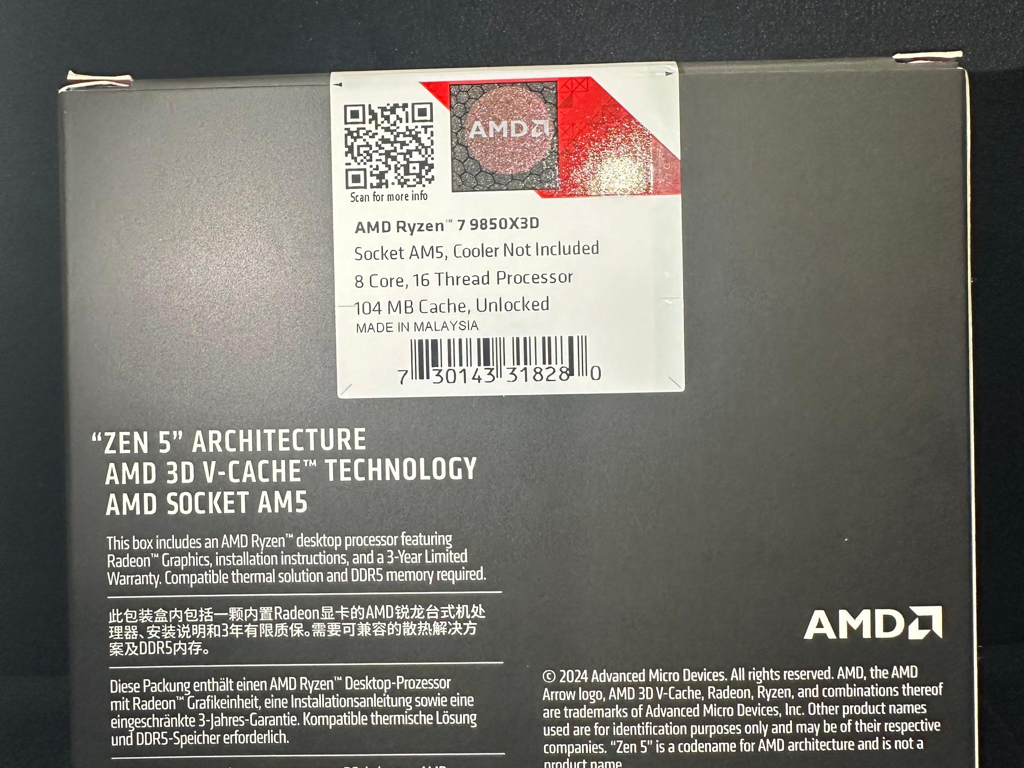 AMD Ryzen 7 9850X3D - Image 2