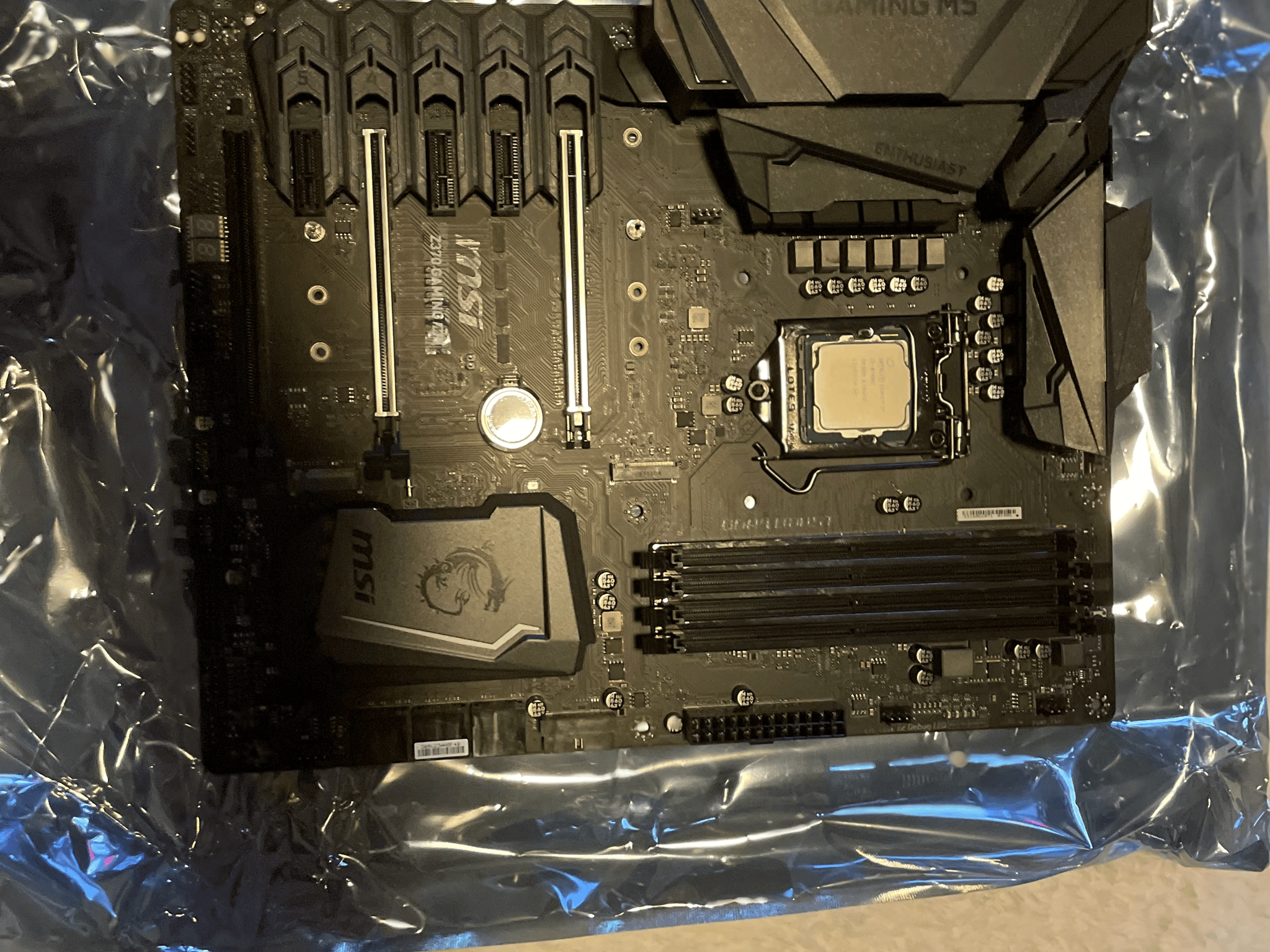 Intel Core i7 8700k with MSI Gaming M5 Z370 Motherboard Combo Sale