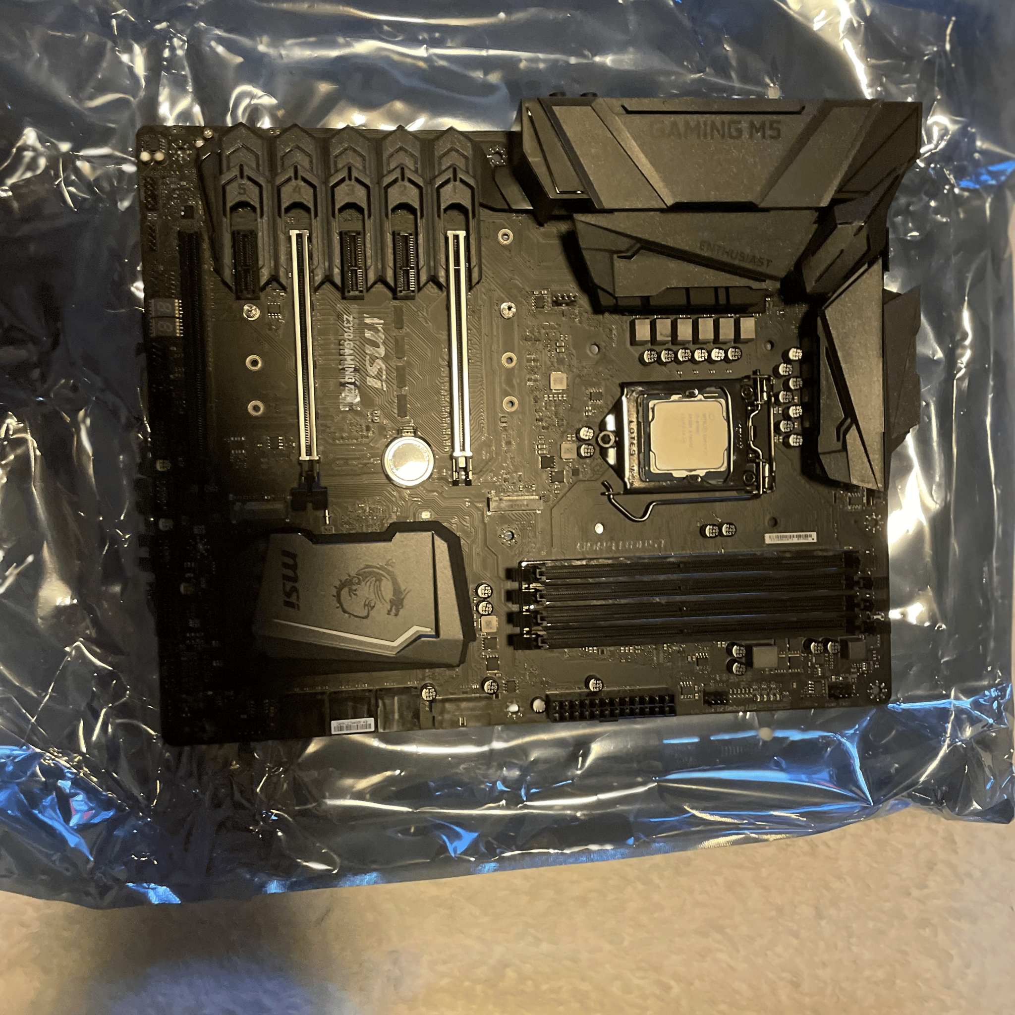 Intel Core i7 8700k with MSI Gaming M5 Z370 Motherboard Combo Sale