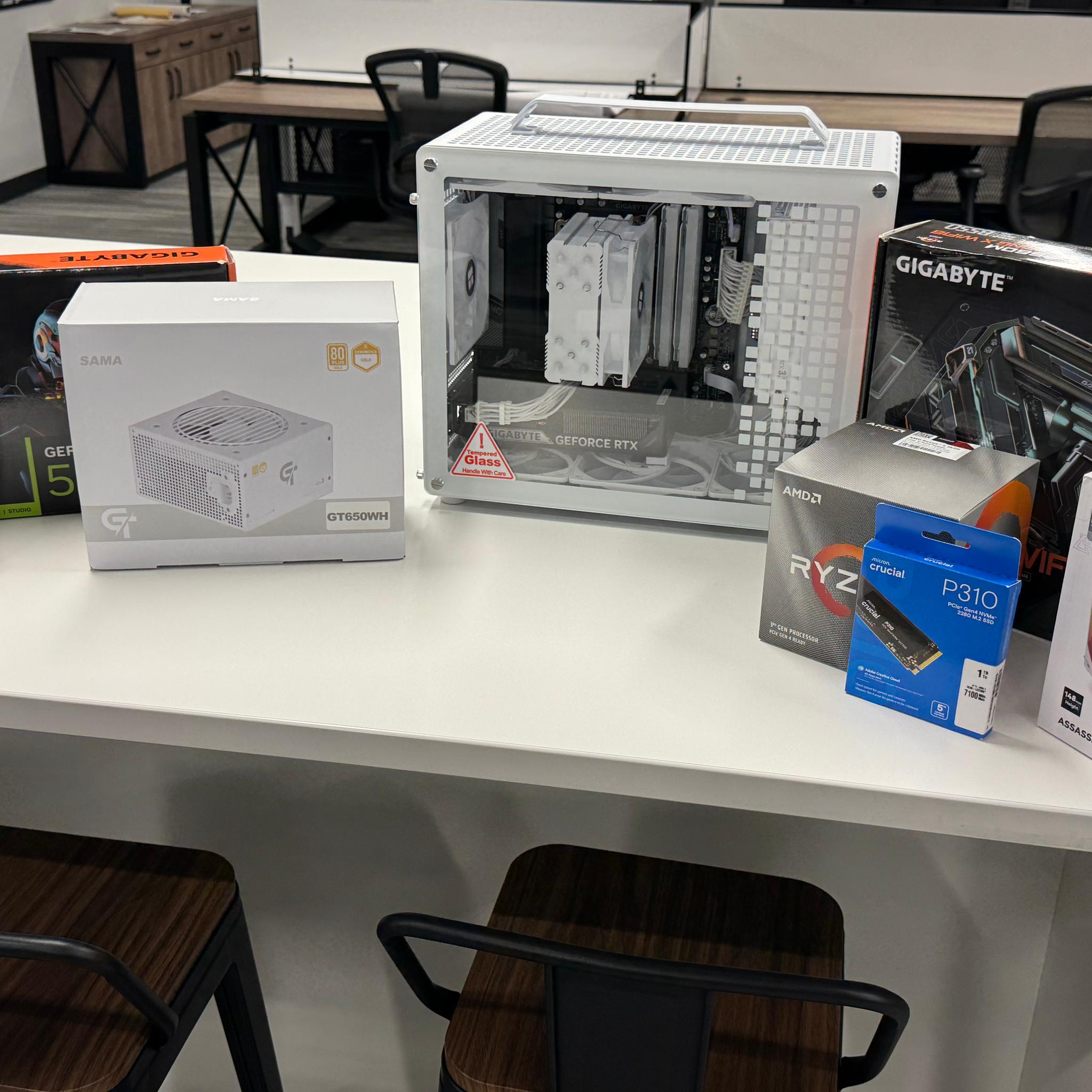 'ALL NEW PARTS' PC with AMD RYZEN 7 5700X & RTX 5060
