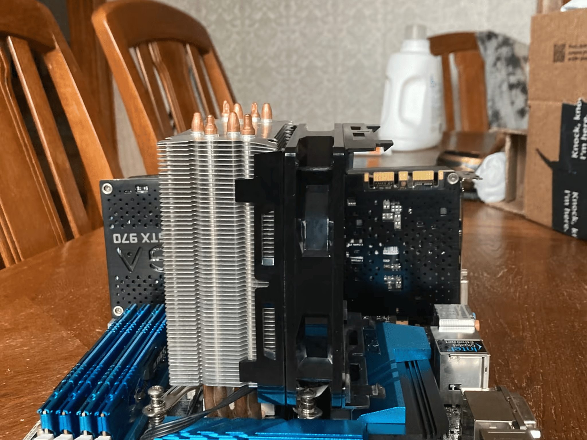 CPU GPU MOTHERBOARD RAM PSU HDD COMBO EVERYTHING FOR A GAMING PC EXCEPT A CASE!