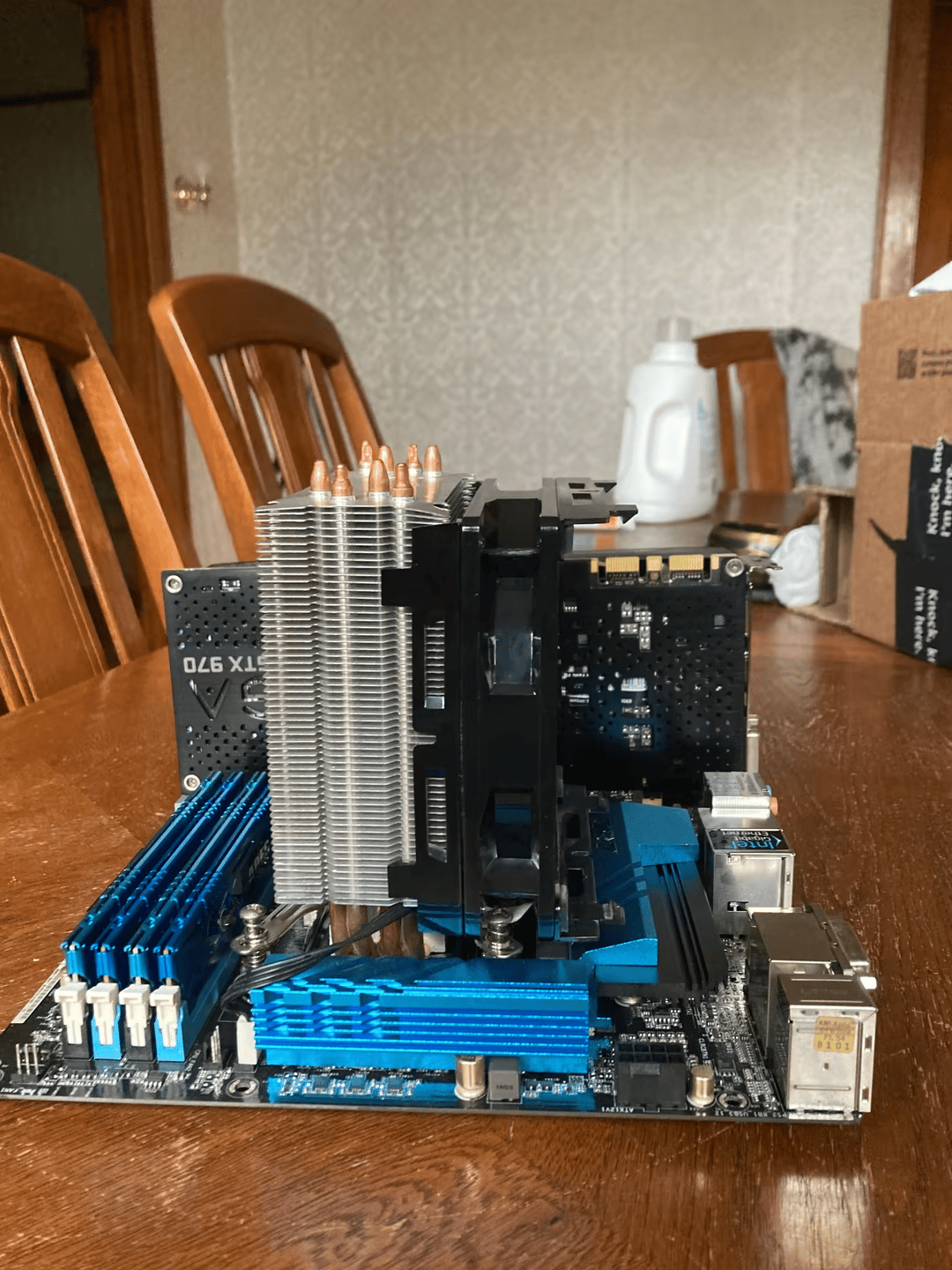 CPU GPU MOTHERBOARD RAM PSU HDD COMBO EVERYTHING FOR A GAMING PC EXCEPT A CASE!