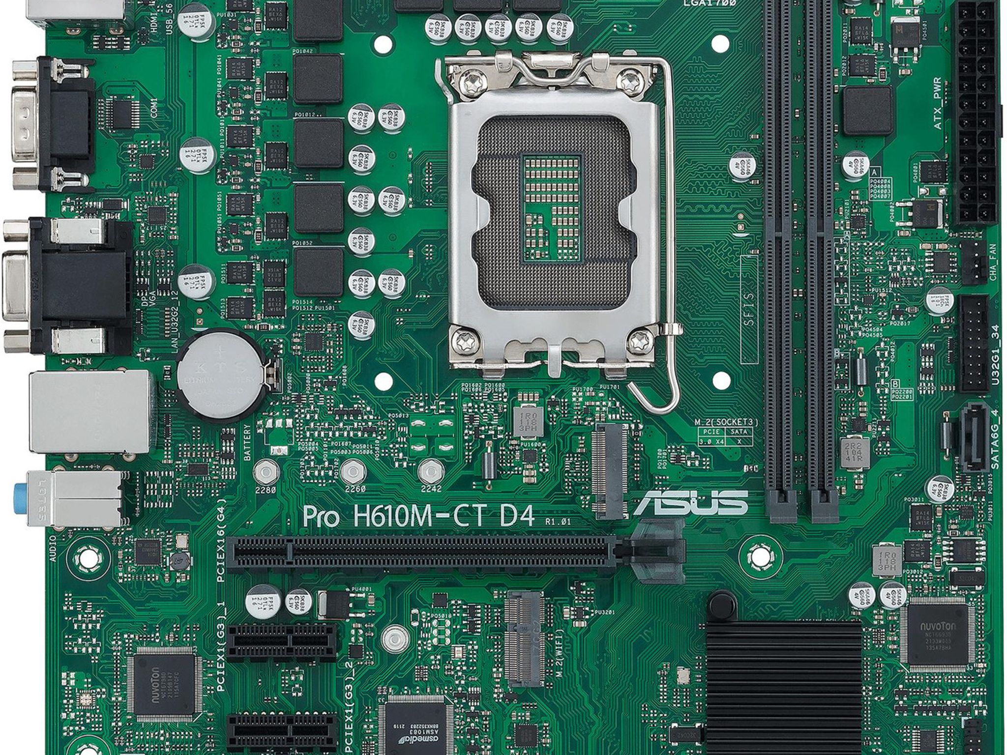 ASUS PRO H610M-CT D4 Intel H610 LGA 1700 microATX DDR4 Desktop Motherboard