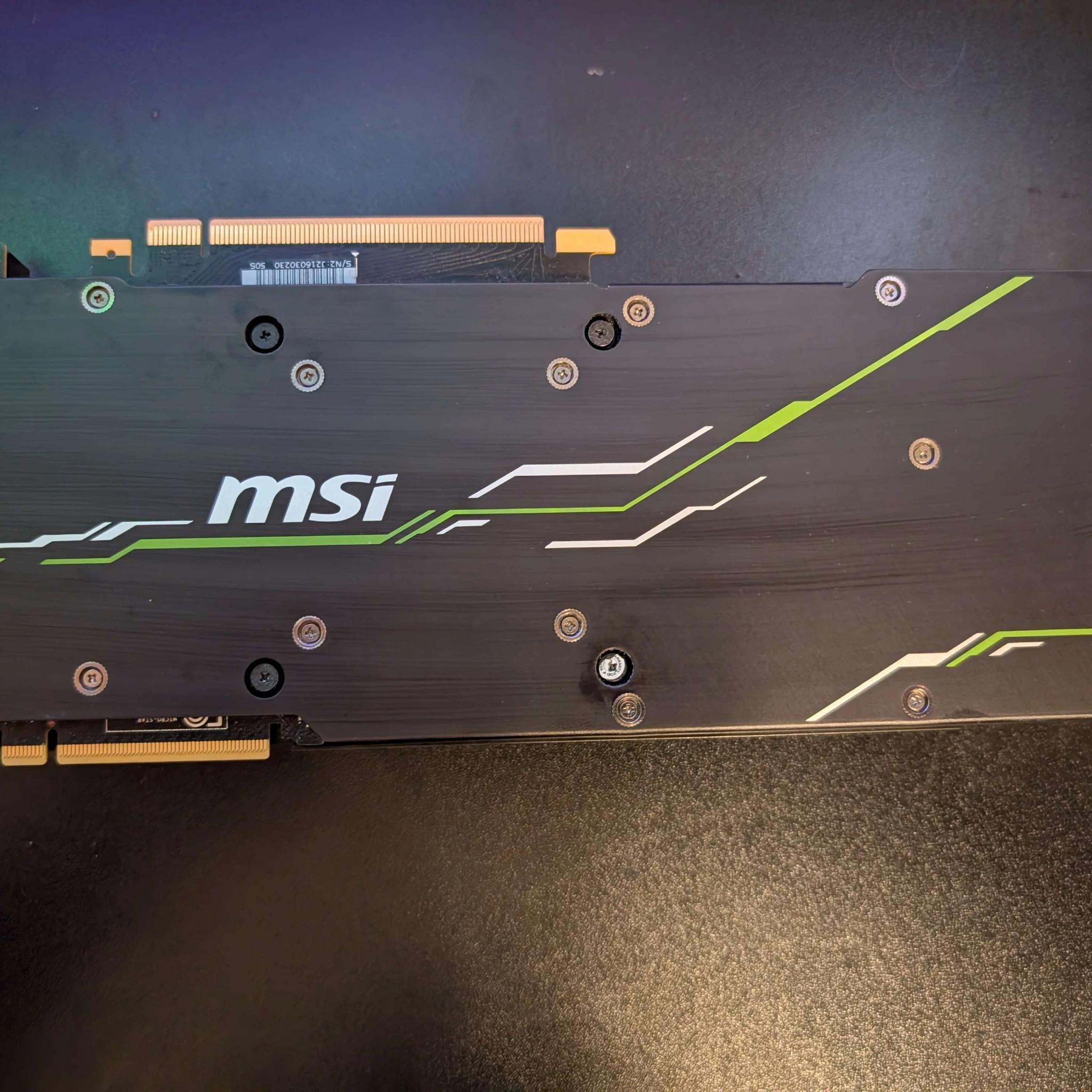 MSI Ventus OC RTX 2080 Ti 11GB