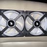 2 Corsair ICUE Link QX120 RGB 120MM fans