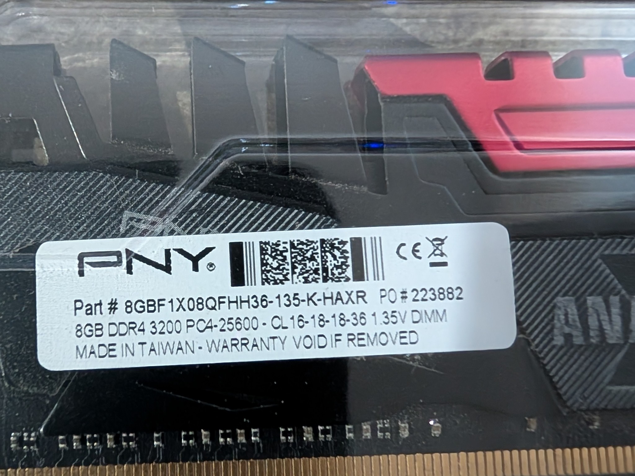 DDR4 PNY Anarchy 3200