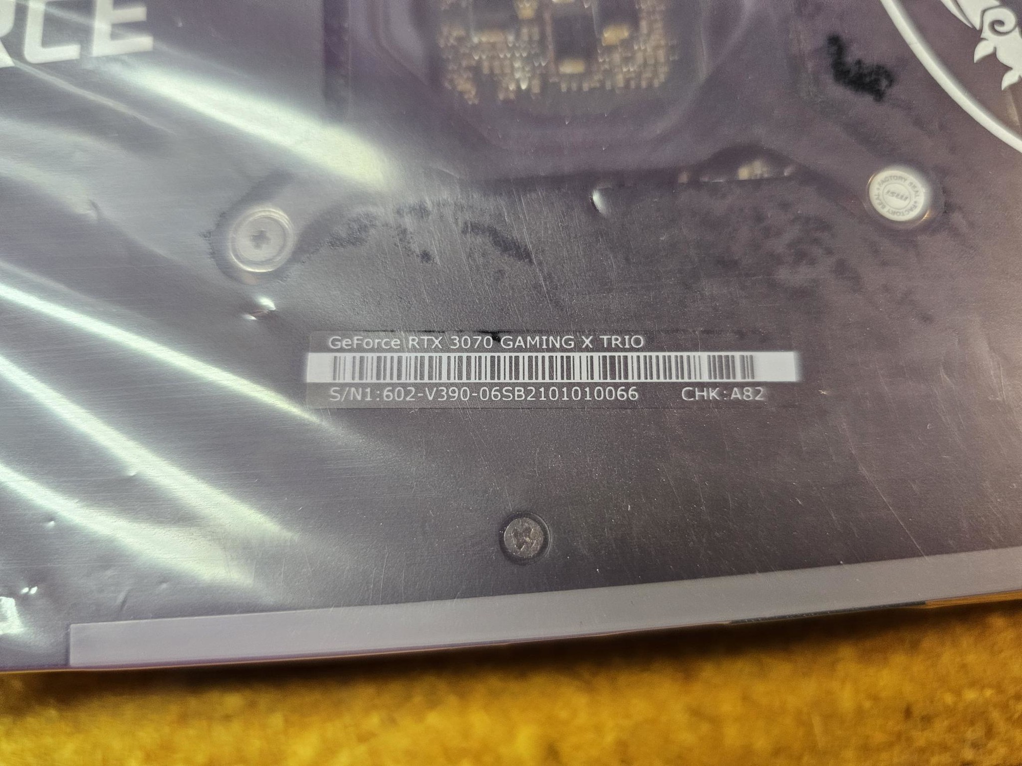 MSI GeForce RTX™ 3070 GAMING X TRIO 8GB VRAM