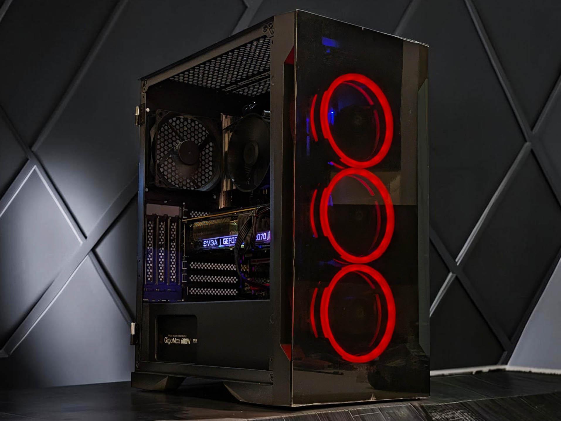 ⚡ RTX Gaming PC! GeForce RTX 2070, Ryzen 3600, 16GB DDR4 RAM, 1TB SSD, WIFI, Win 11 Pro