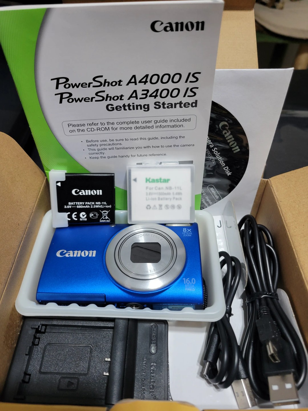 🔵 Canon PowerShot A4000 IS – Boxed 📦 | Great condition