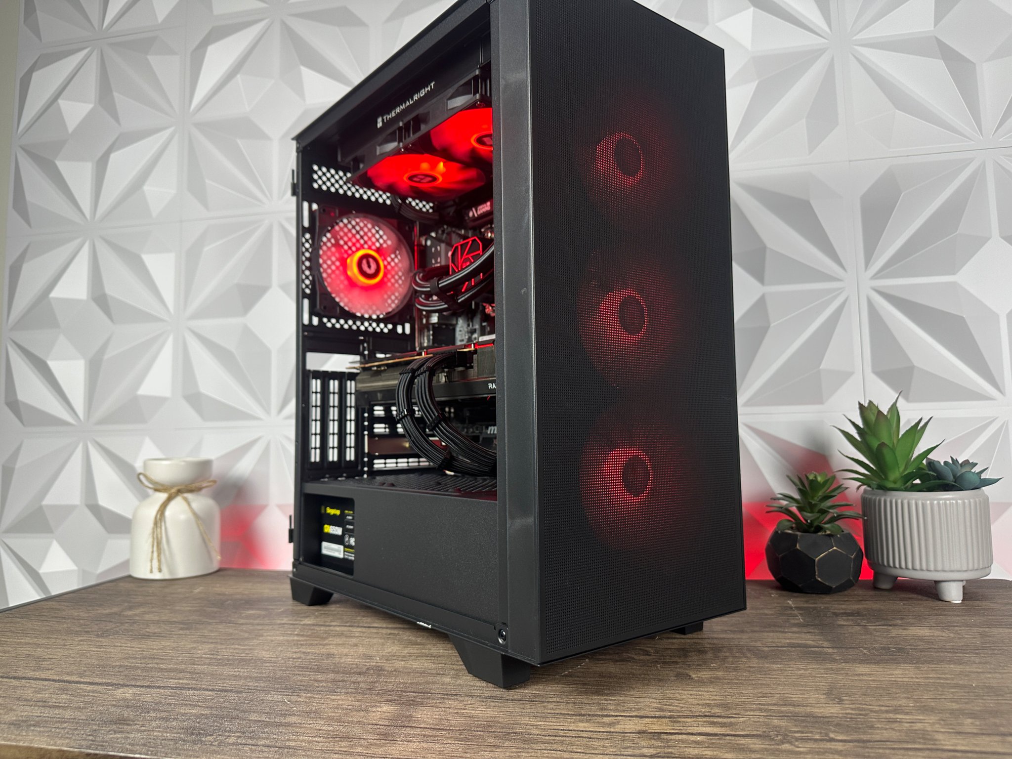 🟥"Red Devil 2.0"⬛️ 1080P/1440P Gaming PC! | Ryzen 9 | 6700XT 12GB | 32GB DDR4 | 1TB NVME SSD |