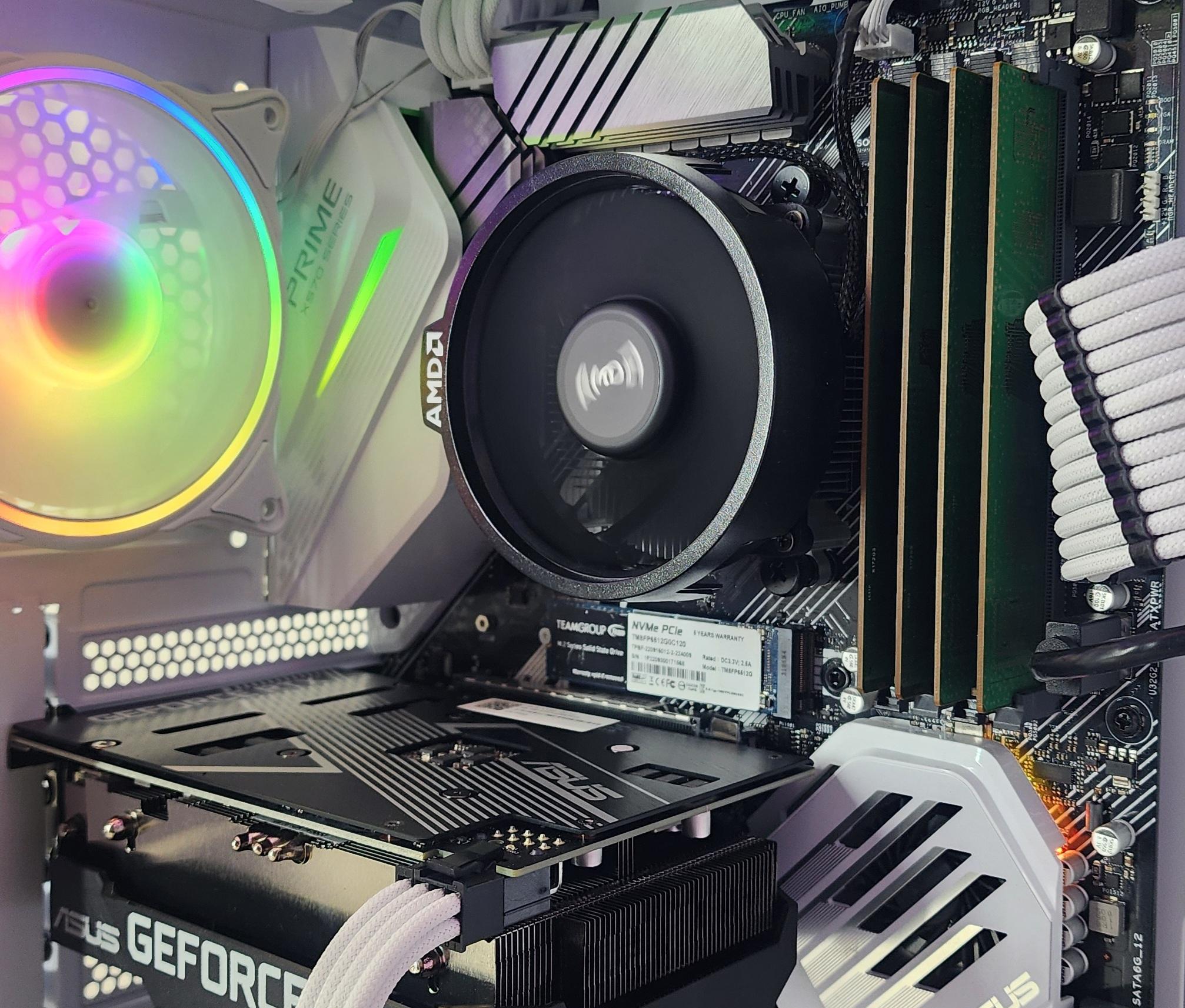 Gaming PC Ryzen 5 5500 16GB RAM 512GB SSD RTX 3060 12GB Windows 11 Computer
