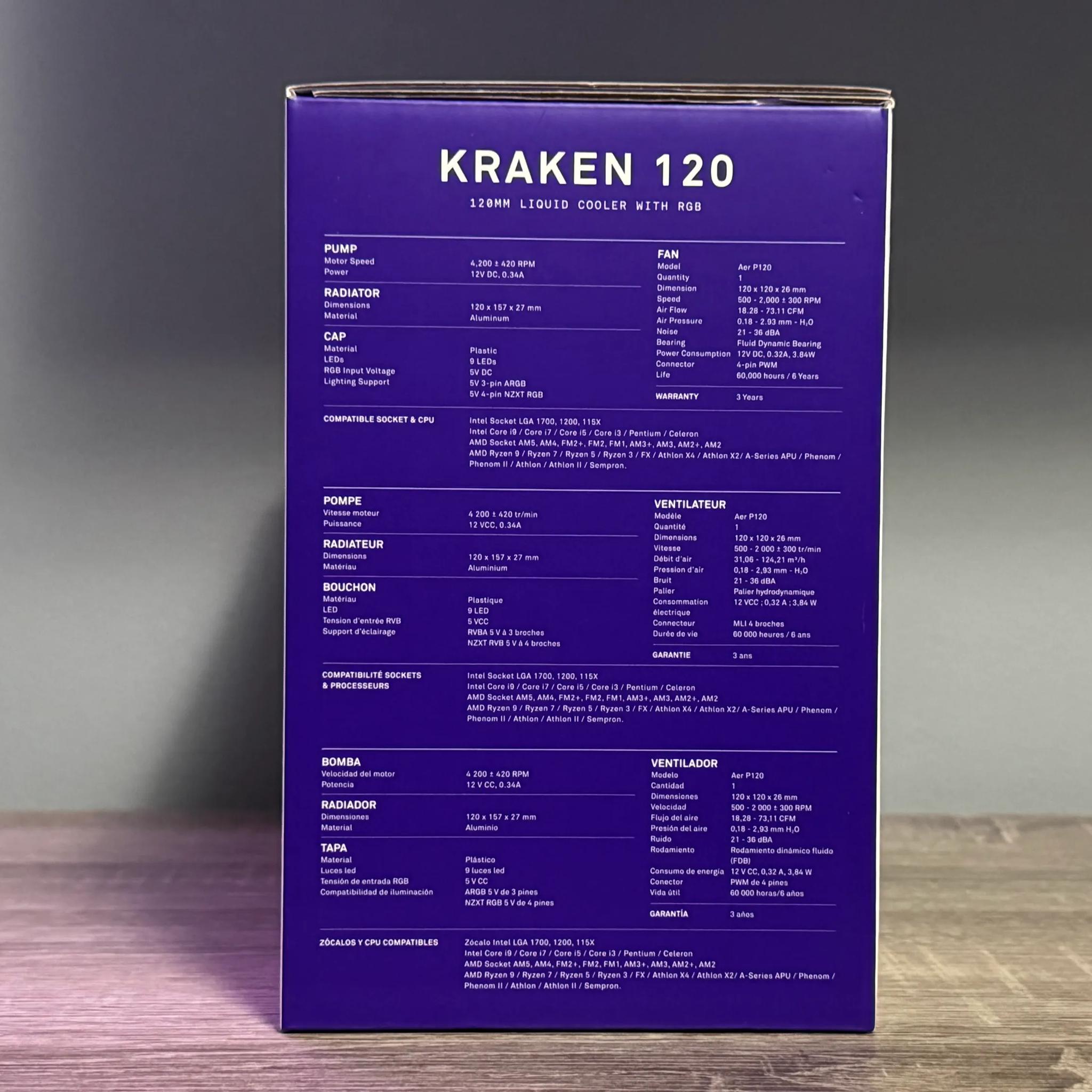 *BRAND NEW* NZXT Kraken RGB 120mm Radiator CPU Liquid Cooler