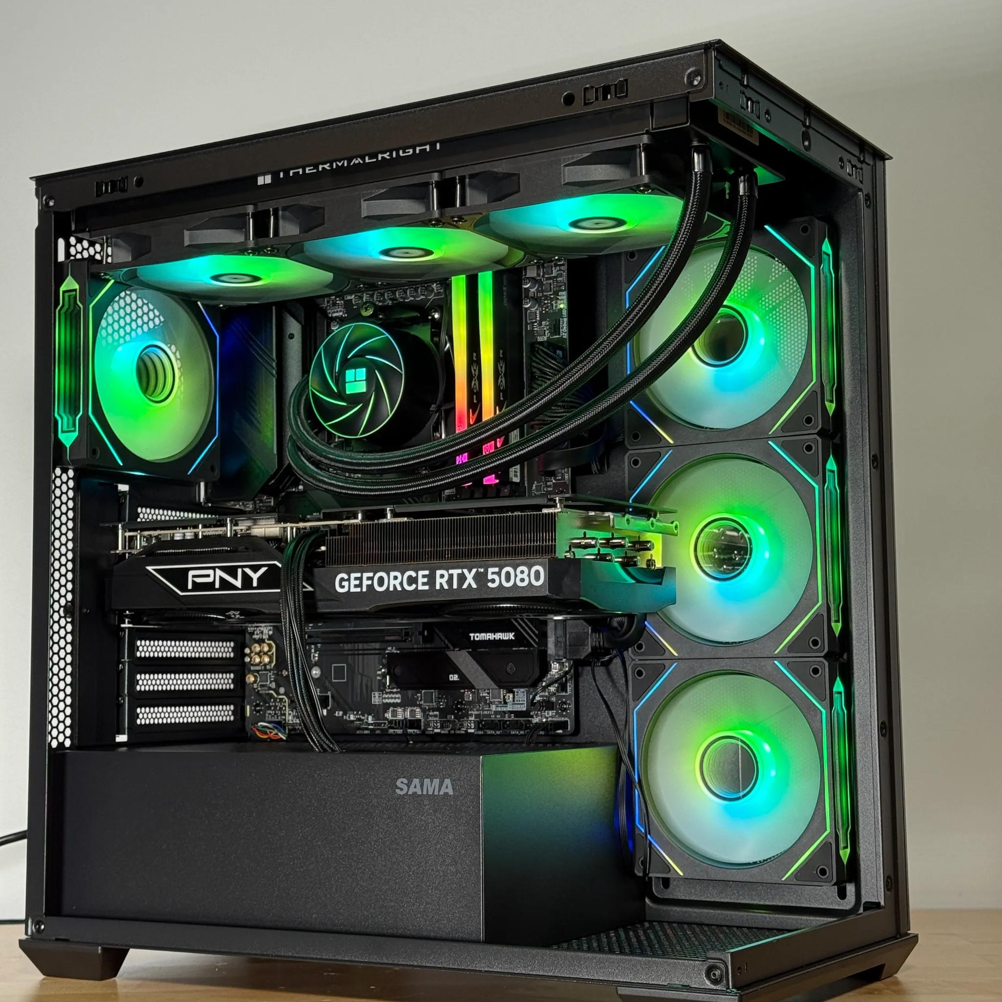 RTX 5080 Ryzen 9 9900x Gaming PC