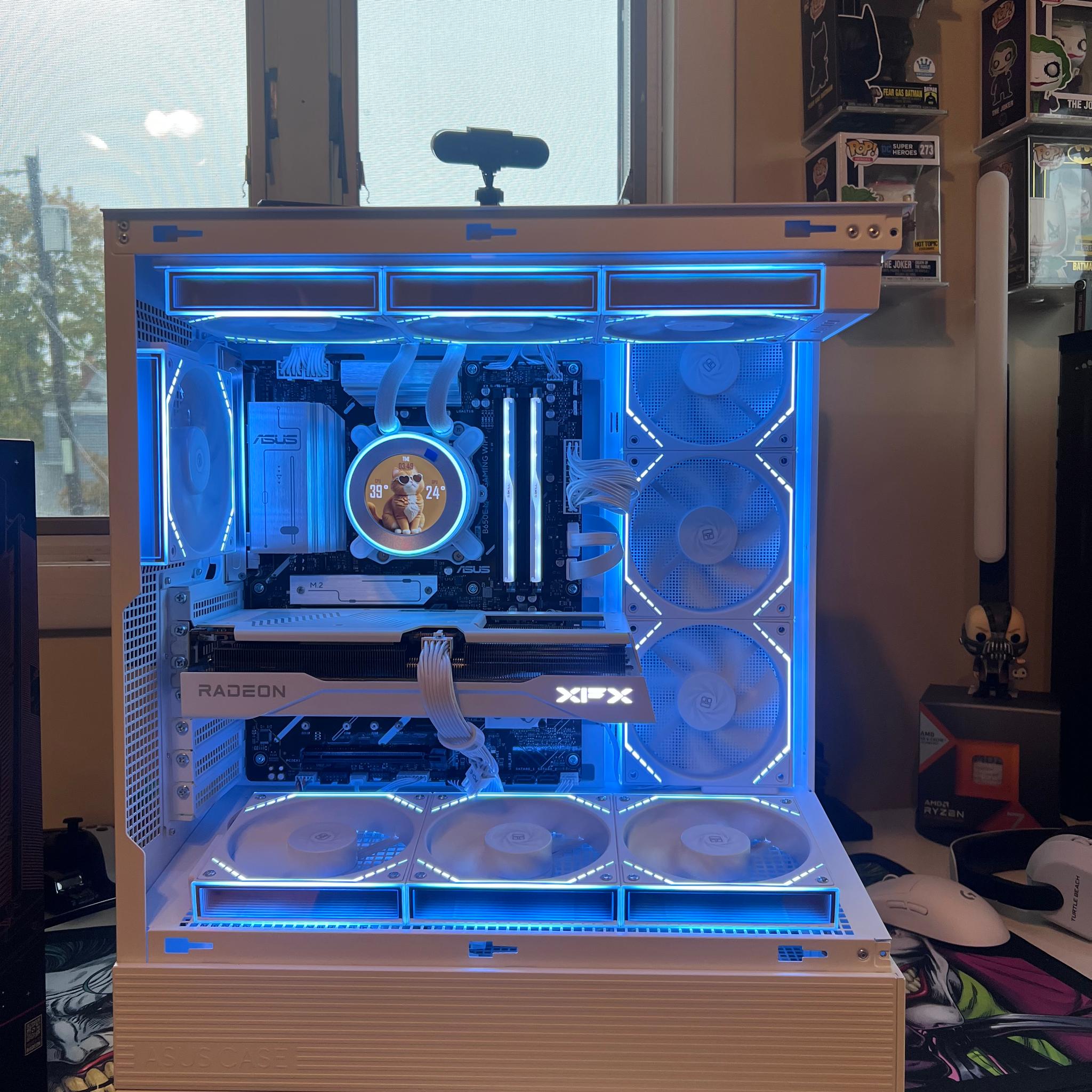 SALE! Glacier 🧊 | RYZEN 5 7600X | RX 9060XT 16GB | 32GB DDR5 | 2TB NVMe | 700W PSU |
