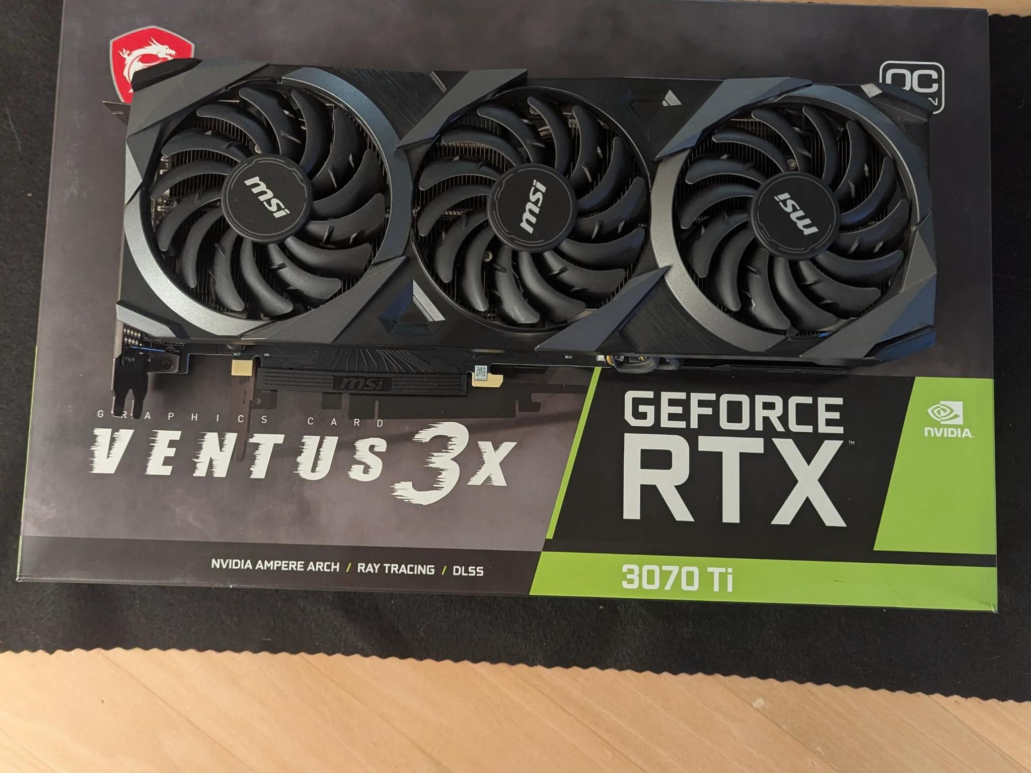 🌀 MSI RTX 3070 Ti Ventus 3X – Triple Fan 1440p Powerhouse | Clean & Reliable 🔹