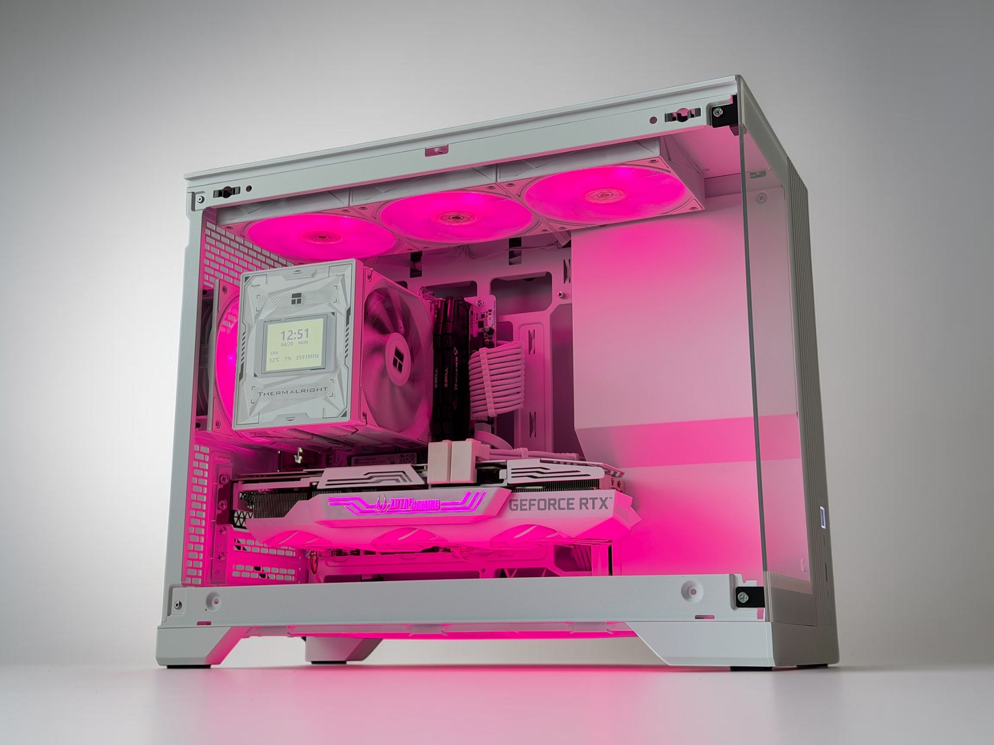 🤍 Gaming PC⚪Nvidia RTX 3080 10GB⚪AMD Ryzen 5 5600⚪ 32GB DDR4⚪ 1TB NVME