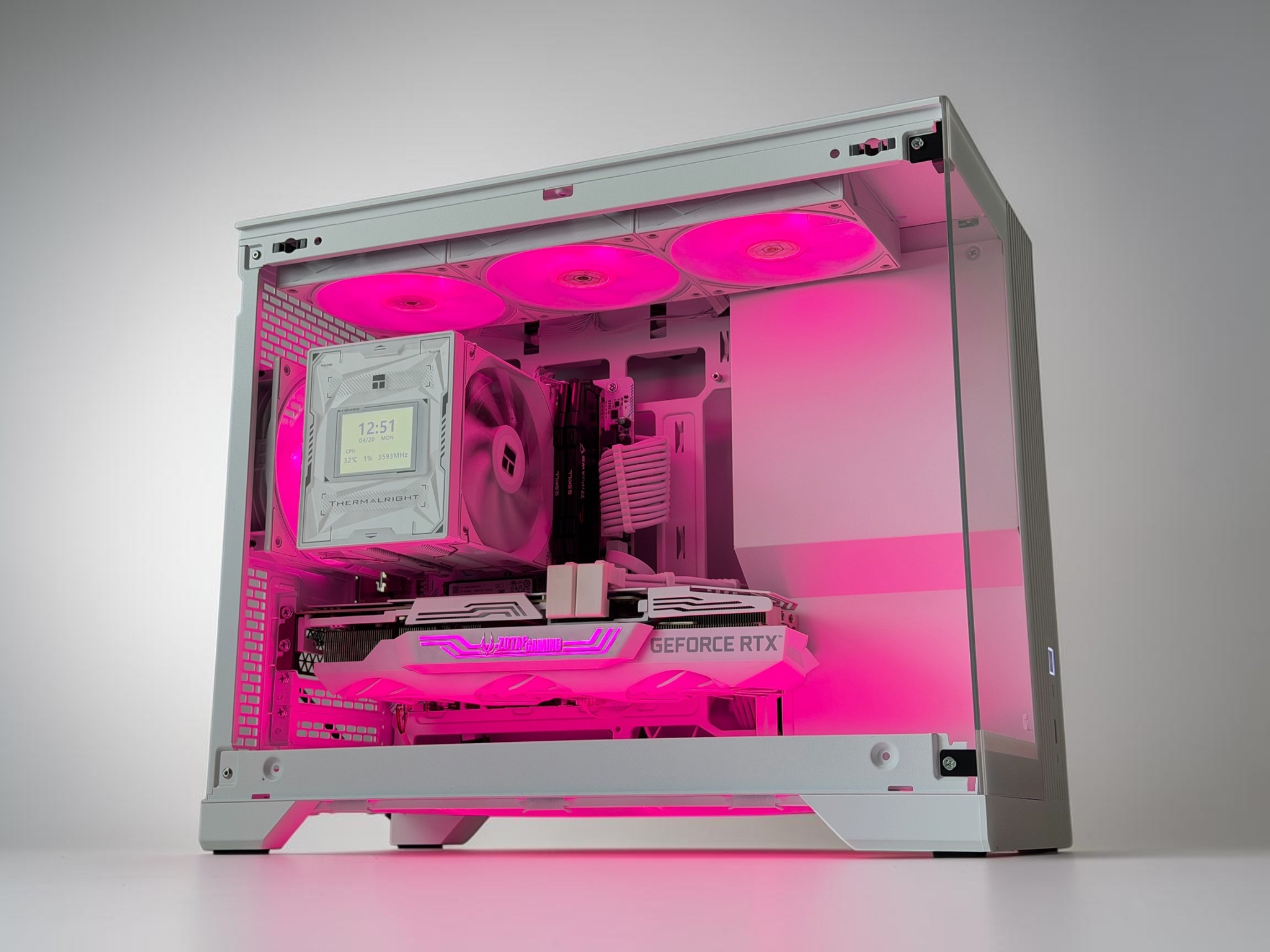 🤍 Gaming PC⚪Nvidia RTX 3080 10GB⚪AMD Ryzen 5 5600⚪ 32GB DDR4⚪ 1TB NVME