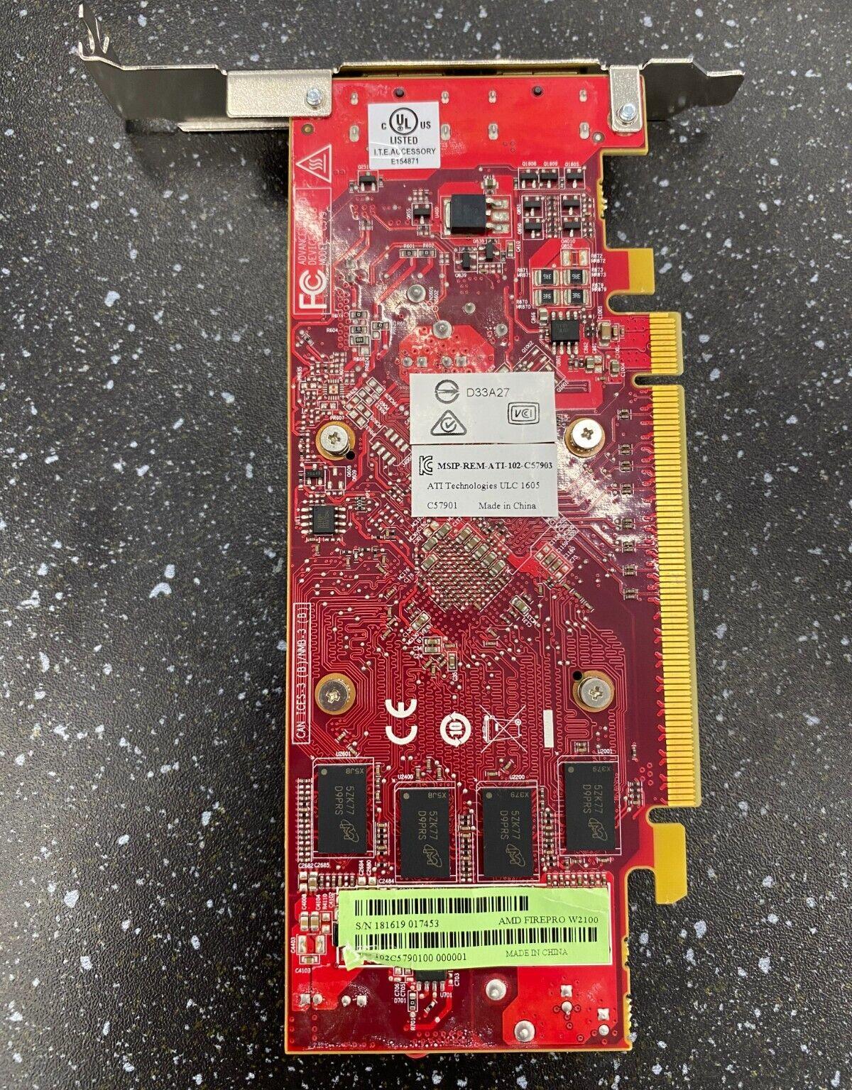 AMD FirePro W2100 2GB DDR3 Graphics Card - 2x DisplayPort