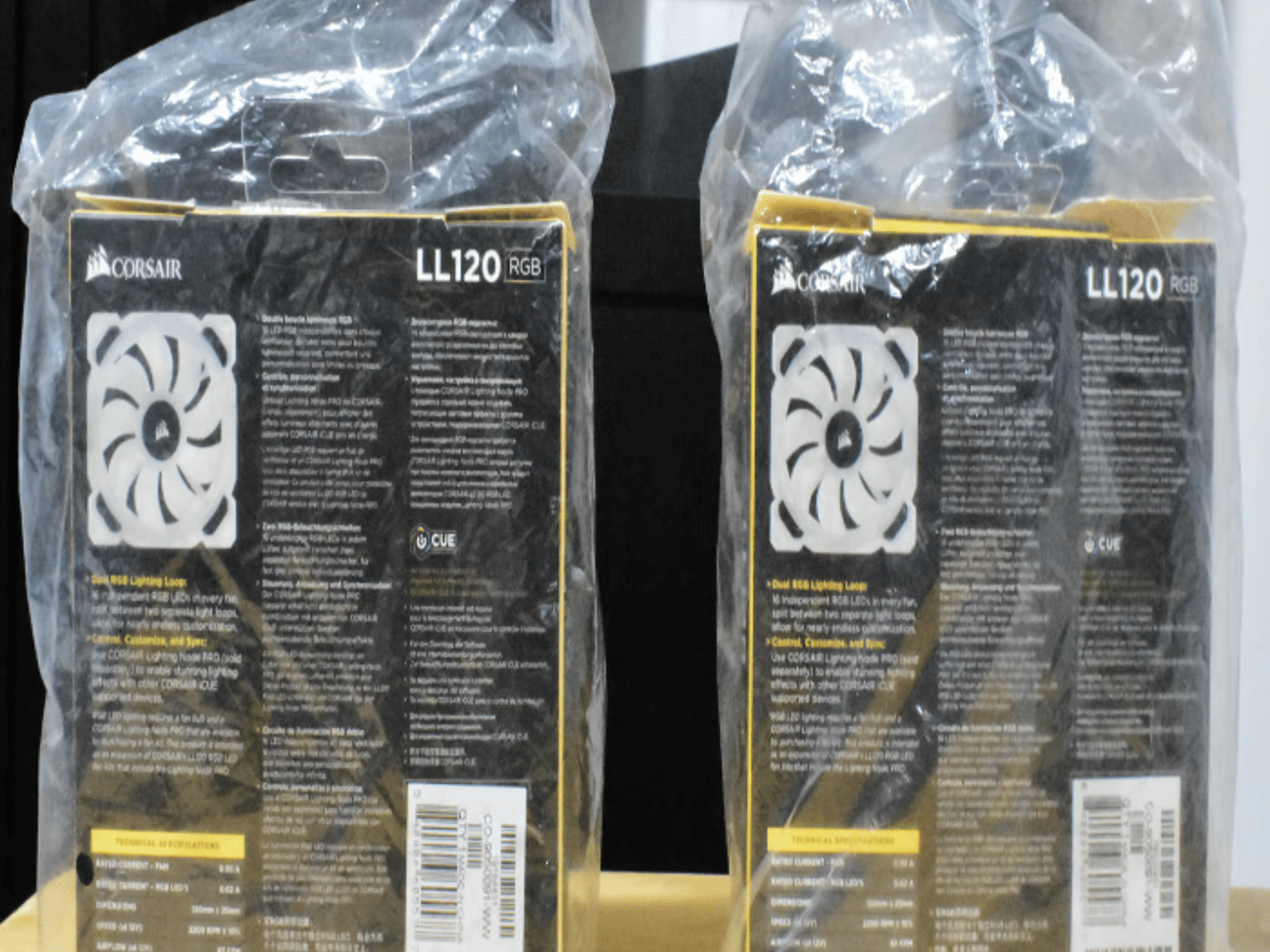 CORSAIR - LL Series 120mm - White (Pack of 2 Fans)