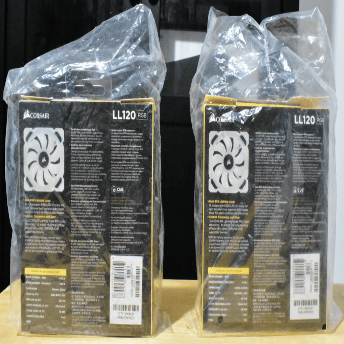 CORSAIR - LL Series 120mm - White (Pack of 2 Fans)
