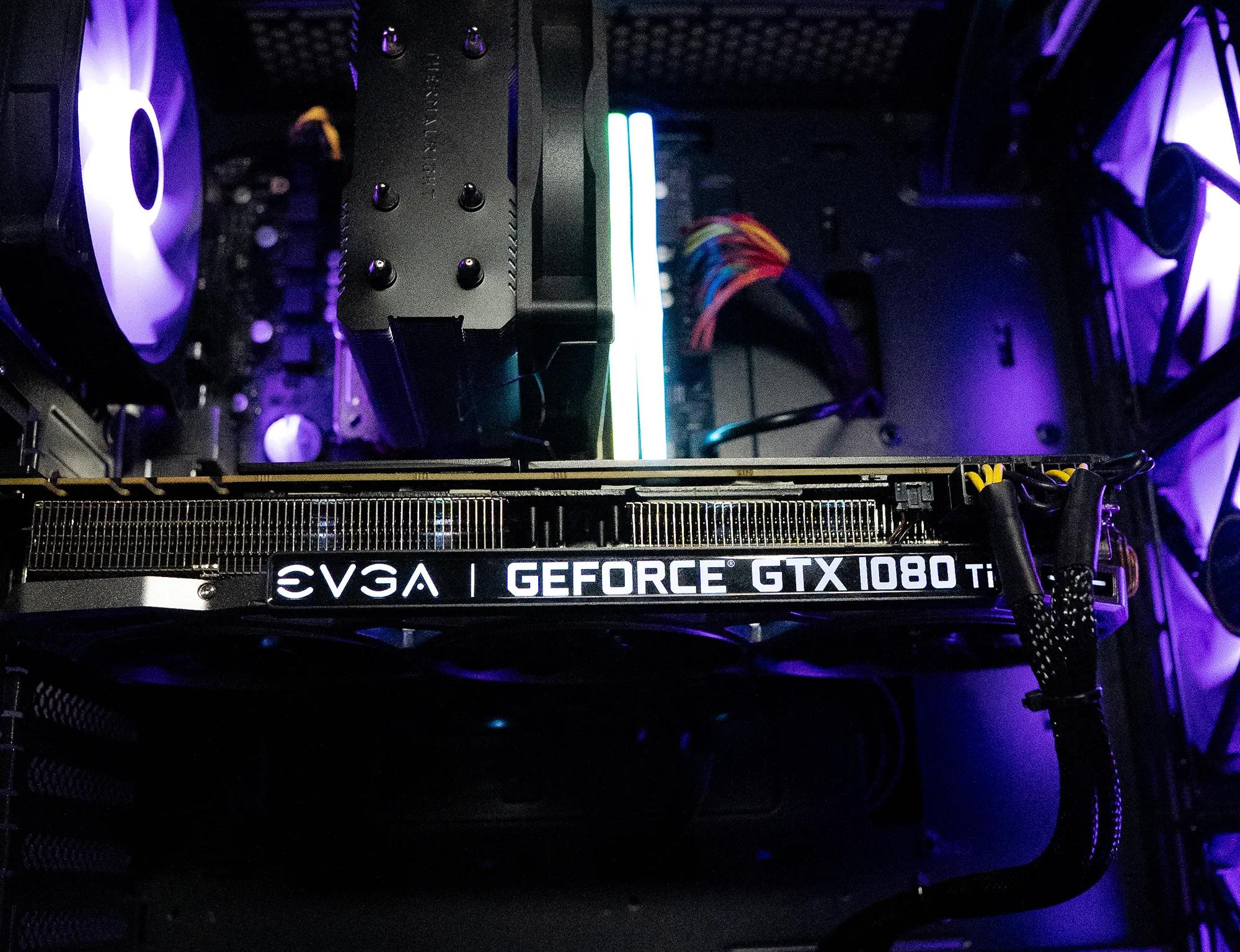 🌃🍬 | EVGA GTX 1080Ti 11GB | RYZEN 5 5600 | 16GB DDR4 RAM | 2TB | Night Candy