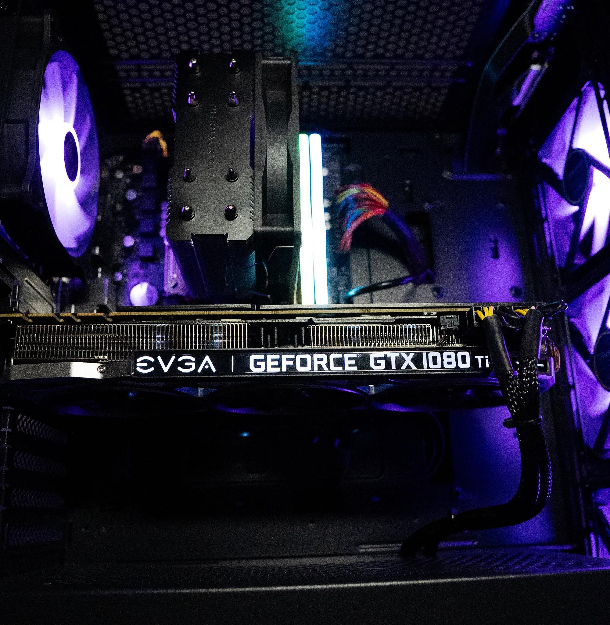 🌃🍬 | EVGA GTX 1080Ti 11GB | RYZEN 5 5600 | 16GB DDR4 RAM | 2TB | Night Candy