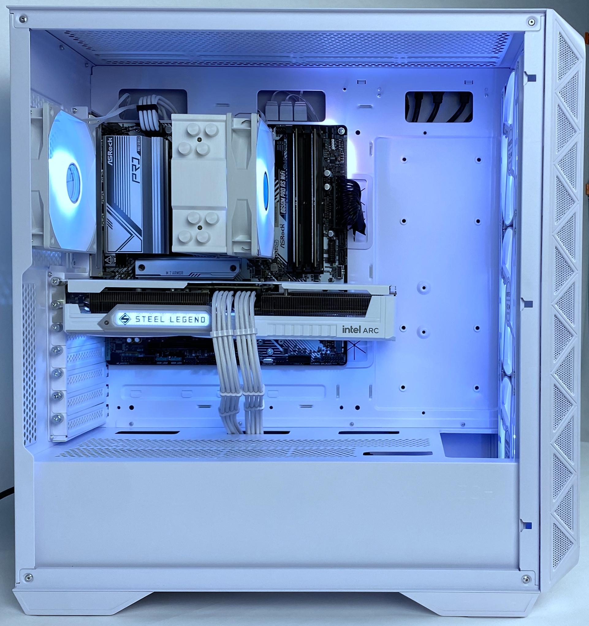 ⚔️HERCULES⚔️ 1080p/1440p Gaming/Streaming PC | Ryzen 7500F, Intel ARC B580 12GB, 32GB DDR5, WiFi | W