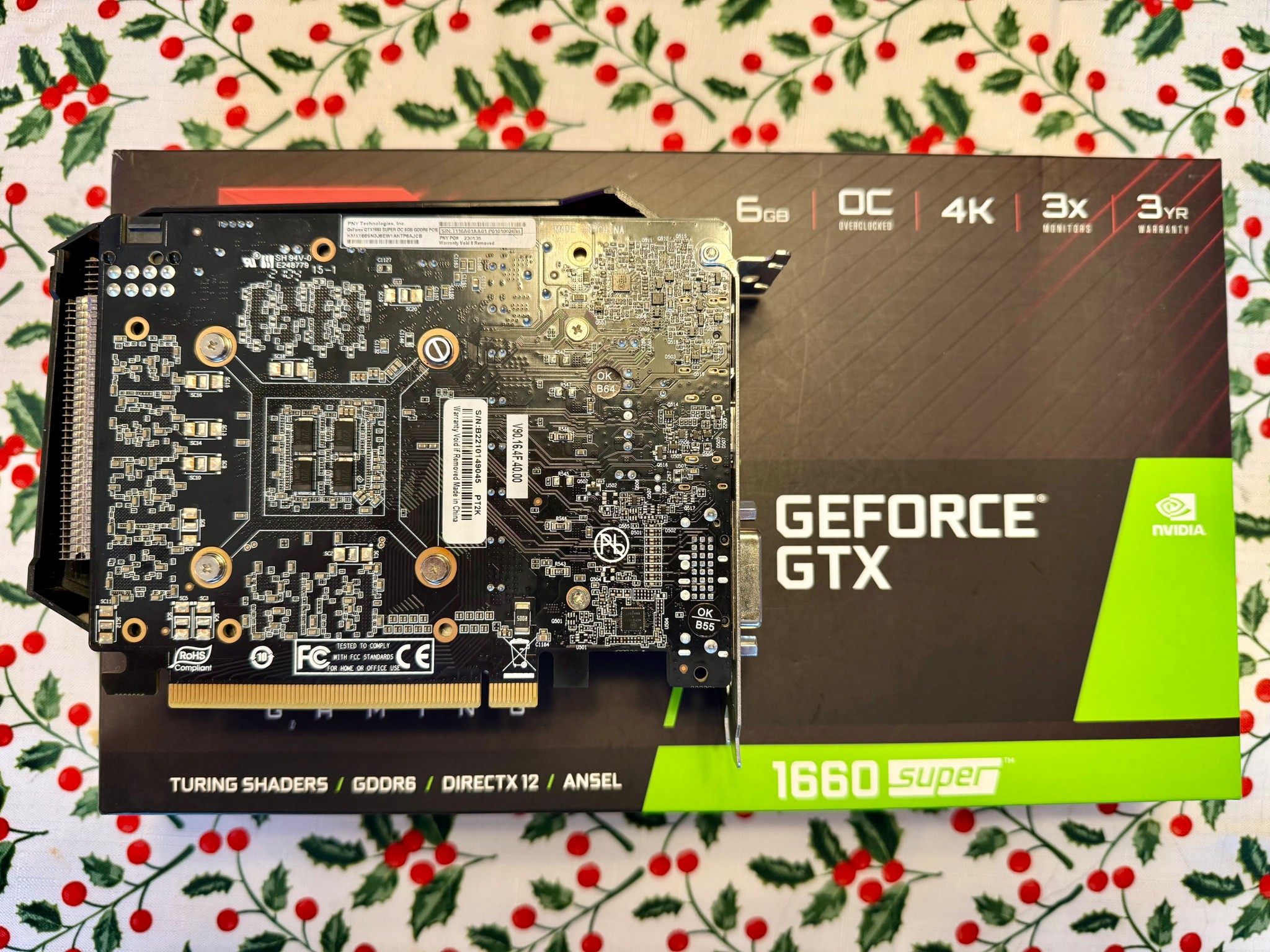 PNY GEFORCE® GTX 1660 SUPER™ 6GB XLR8 Gaming Overclocked Edition