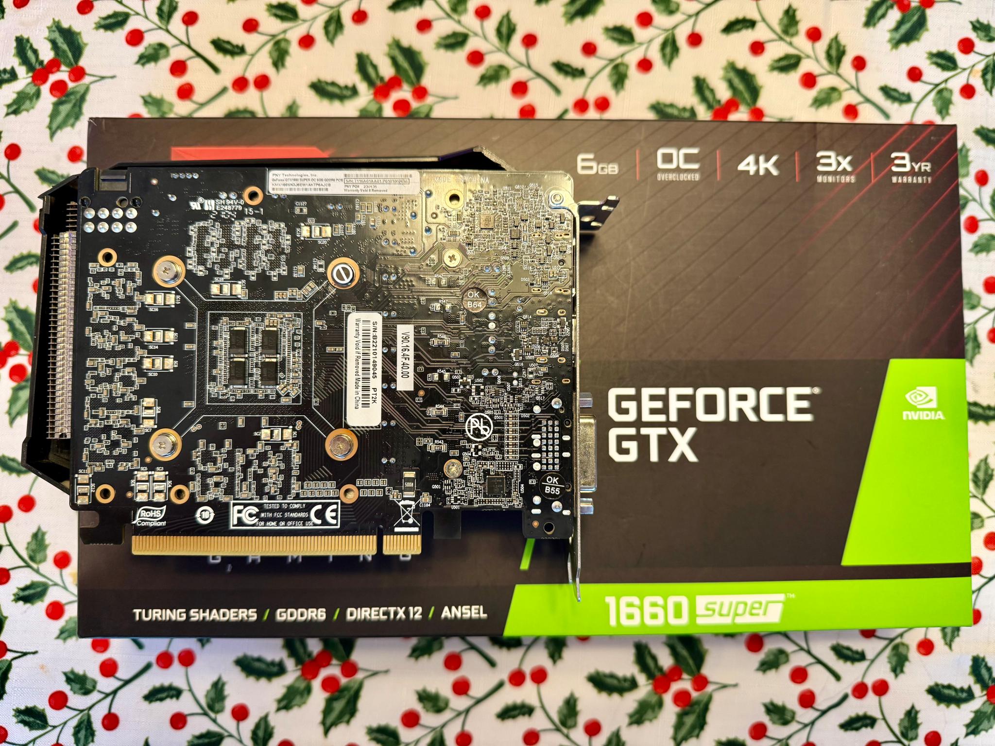 PNY GEFORCE® GTX 1660 SUPER™ 6GB XLR8 Gaming Overclocked Edition