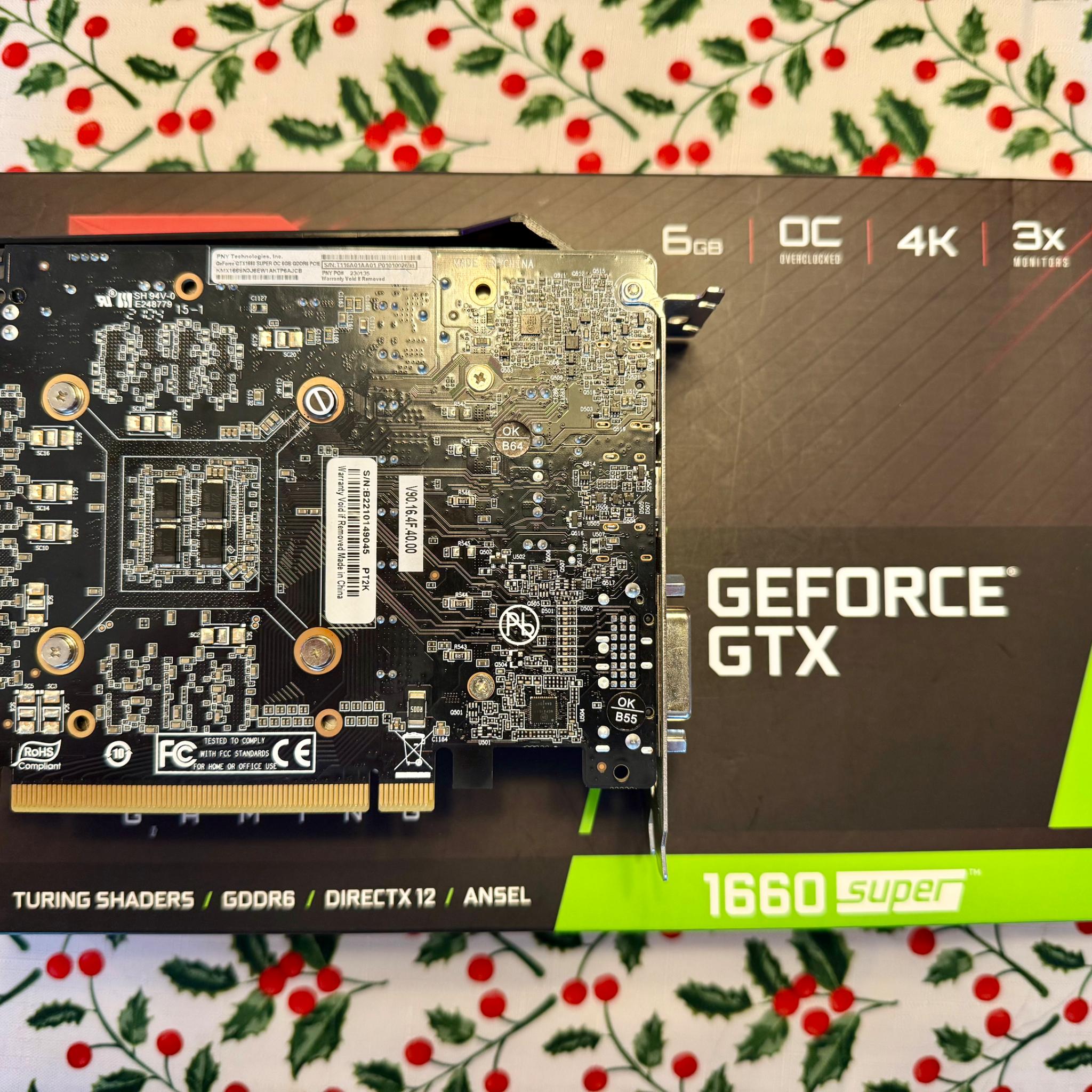 PNY GEFORCE® GTX 1660 SUPER™ 6GB XLR8 Gaming Overclocked Edition