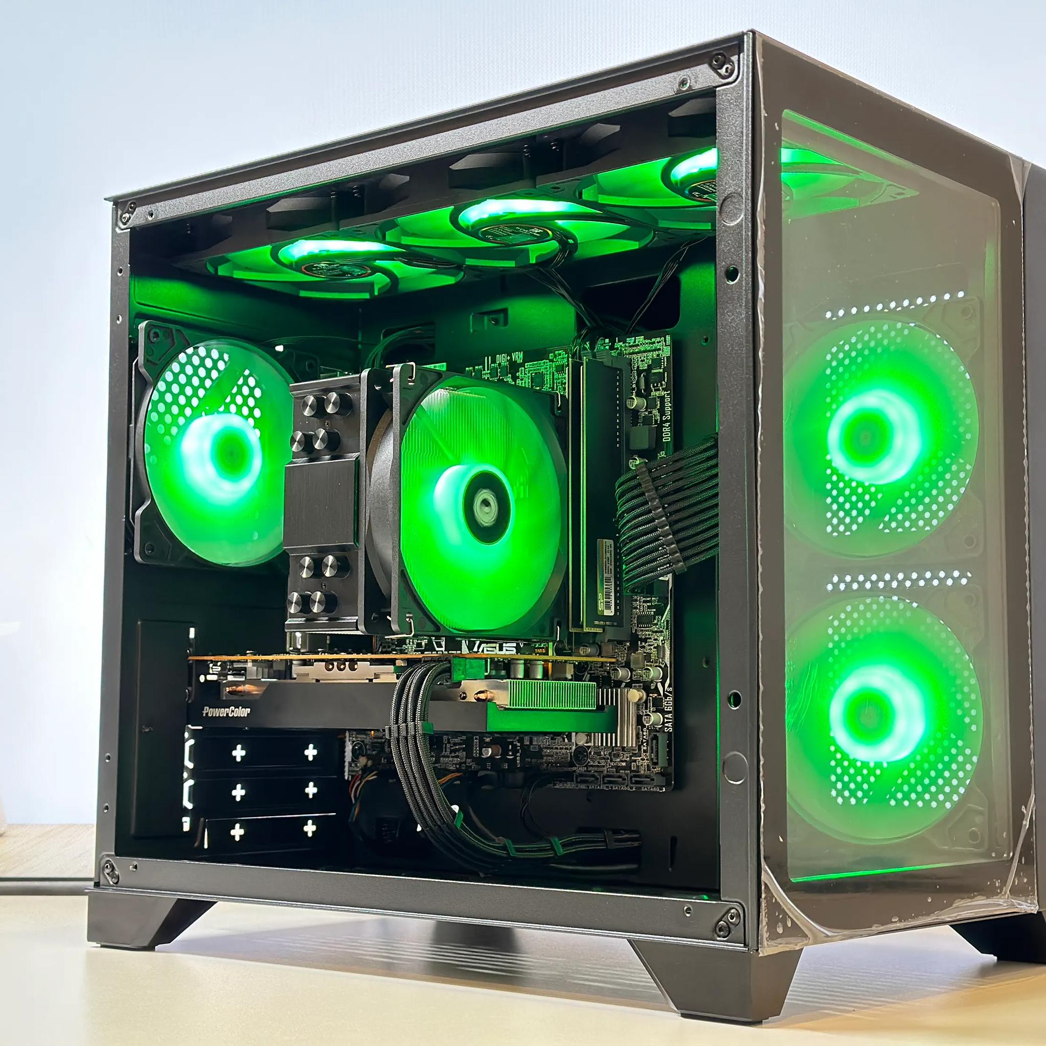 🔥Gaming PC🔥AMD RX 6600 8GB🔖Ryzen 5 5500🔖16GB DDR4🔖1TB SSD NVME