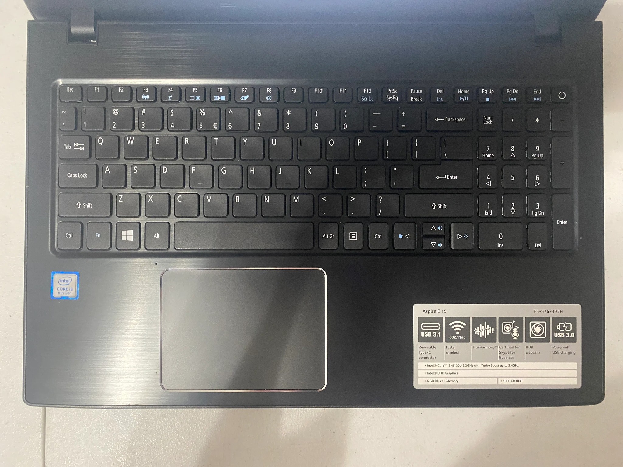 Upgraded Acer Aspire E 15 E5-576-392H 15.6"