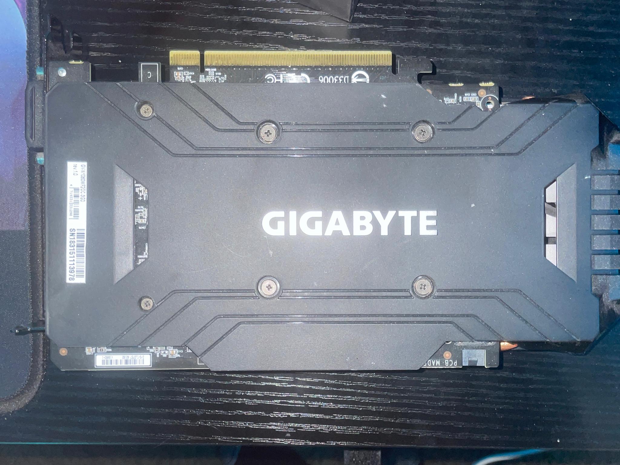 GTX GeForce 1060 Windforce Gigabyte 3 GBS OC