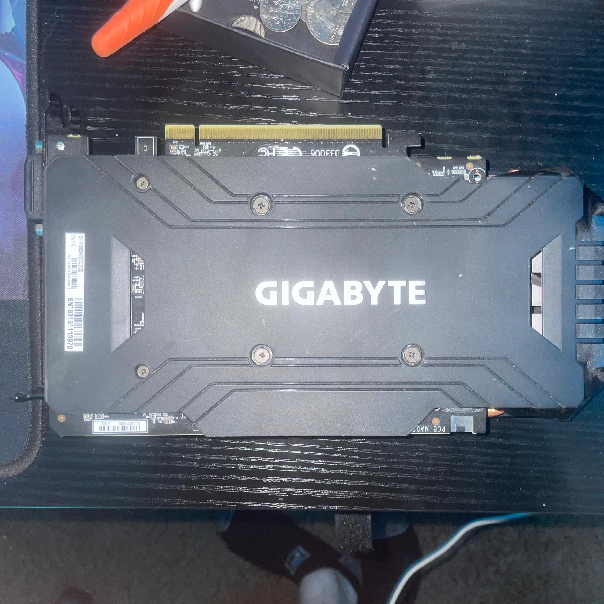 GTX GeForce 1060 Windforce Gigabyte 3 GBS OC