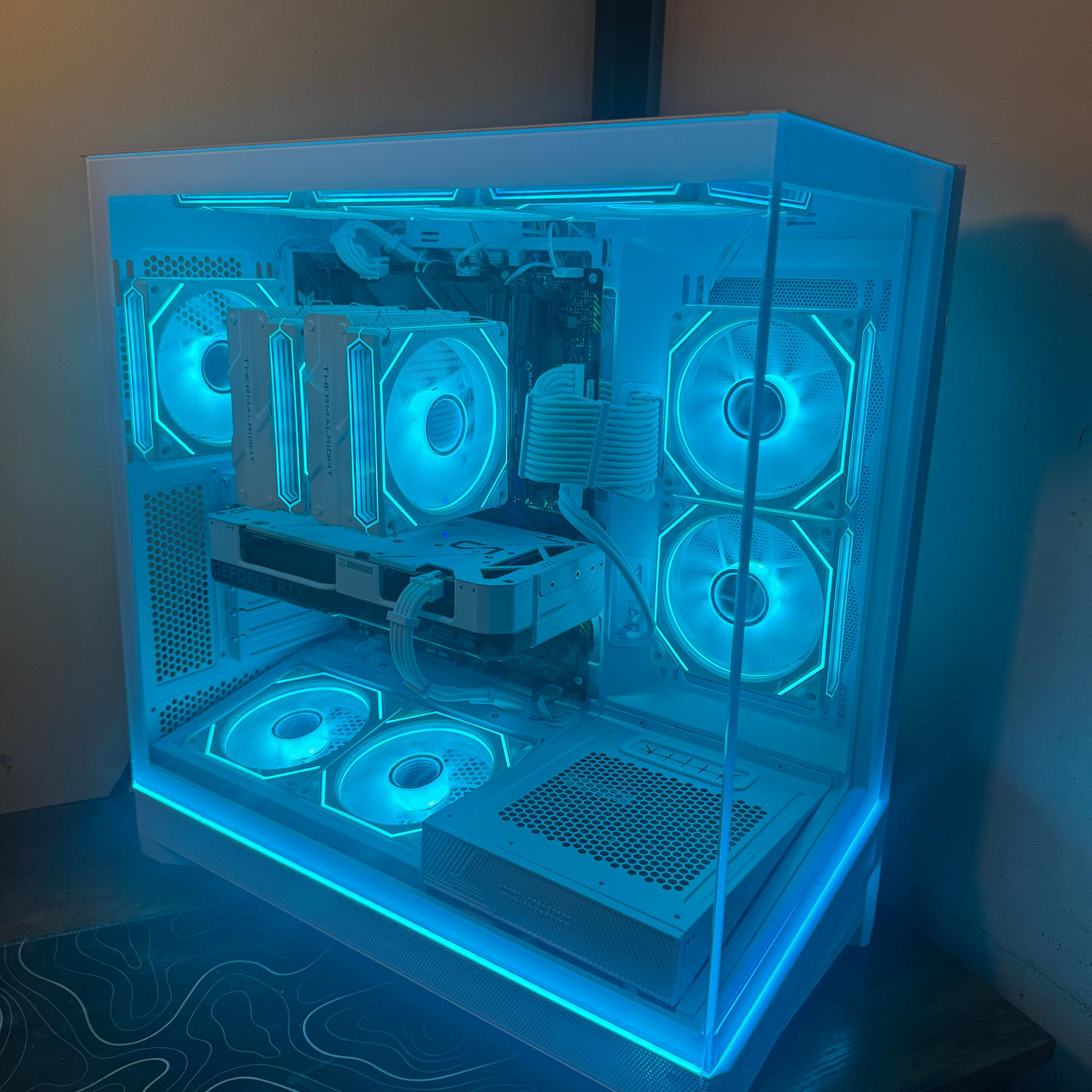 🤍 Whiteout 1440p Gaming PC 🤍 - i5 12600KF | RTX 4070 12GB | 32GB DDR4 3200 | 1TB Gen4 SSD