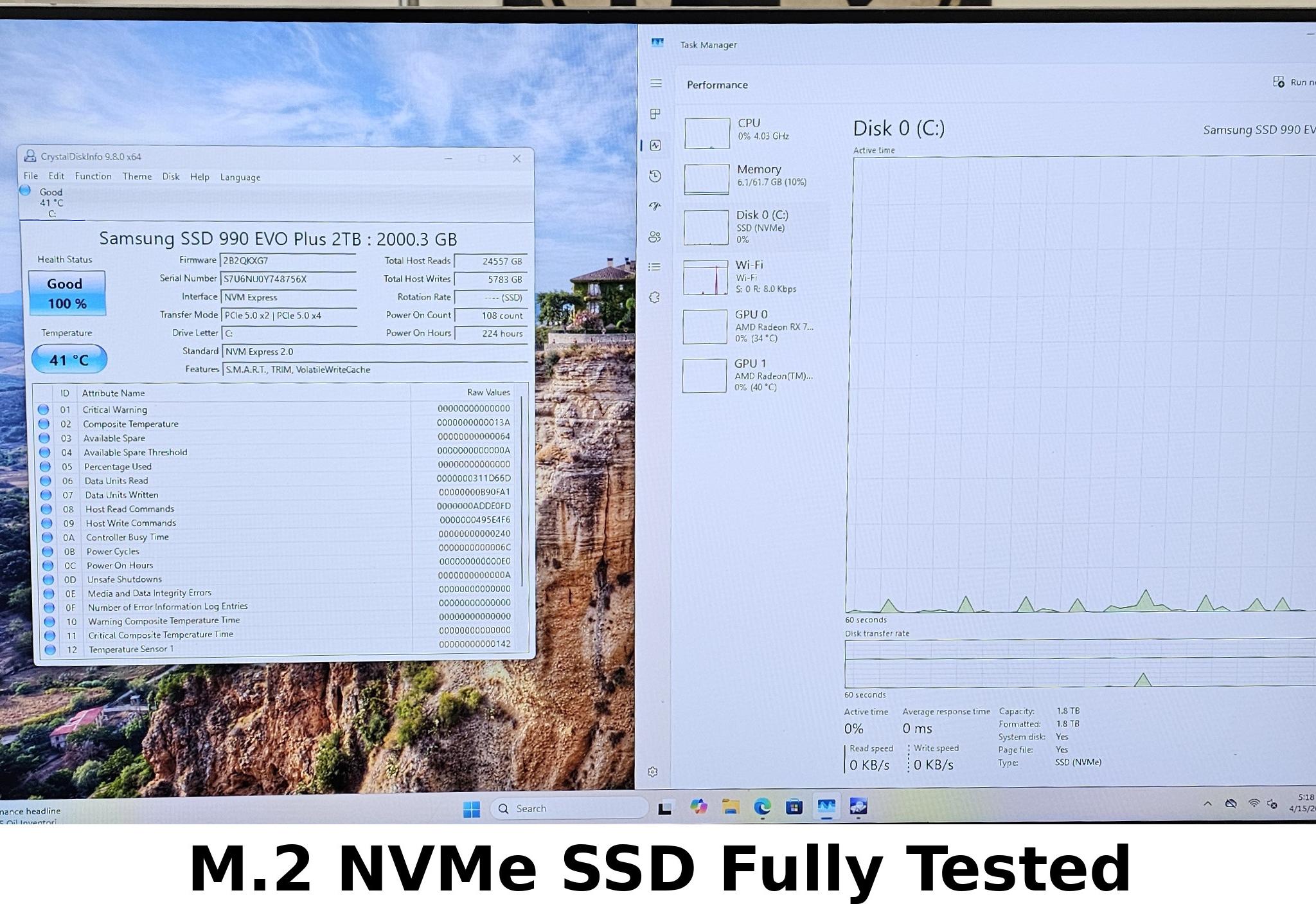 2TB NVMe M.2 SSD Samsung 990 EVO PLUS